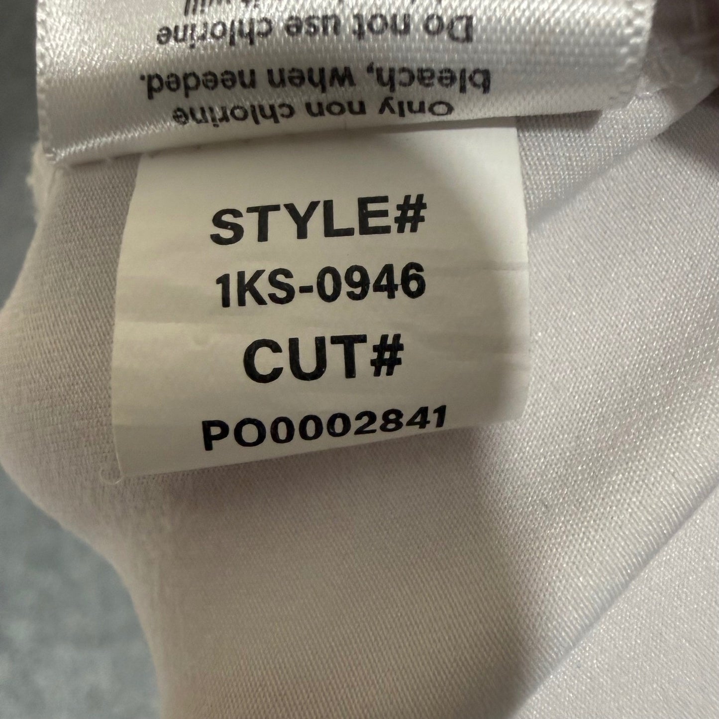 Mizzen+Main Versa Polo Shirt Mens Large White Trim Fit Performance Golf Stretch