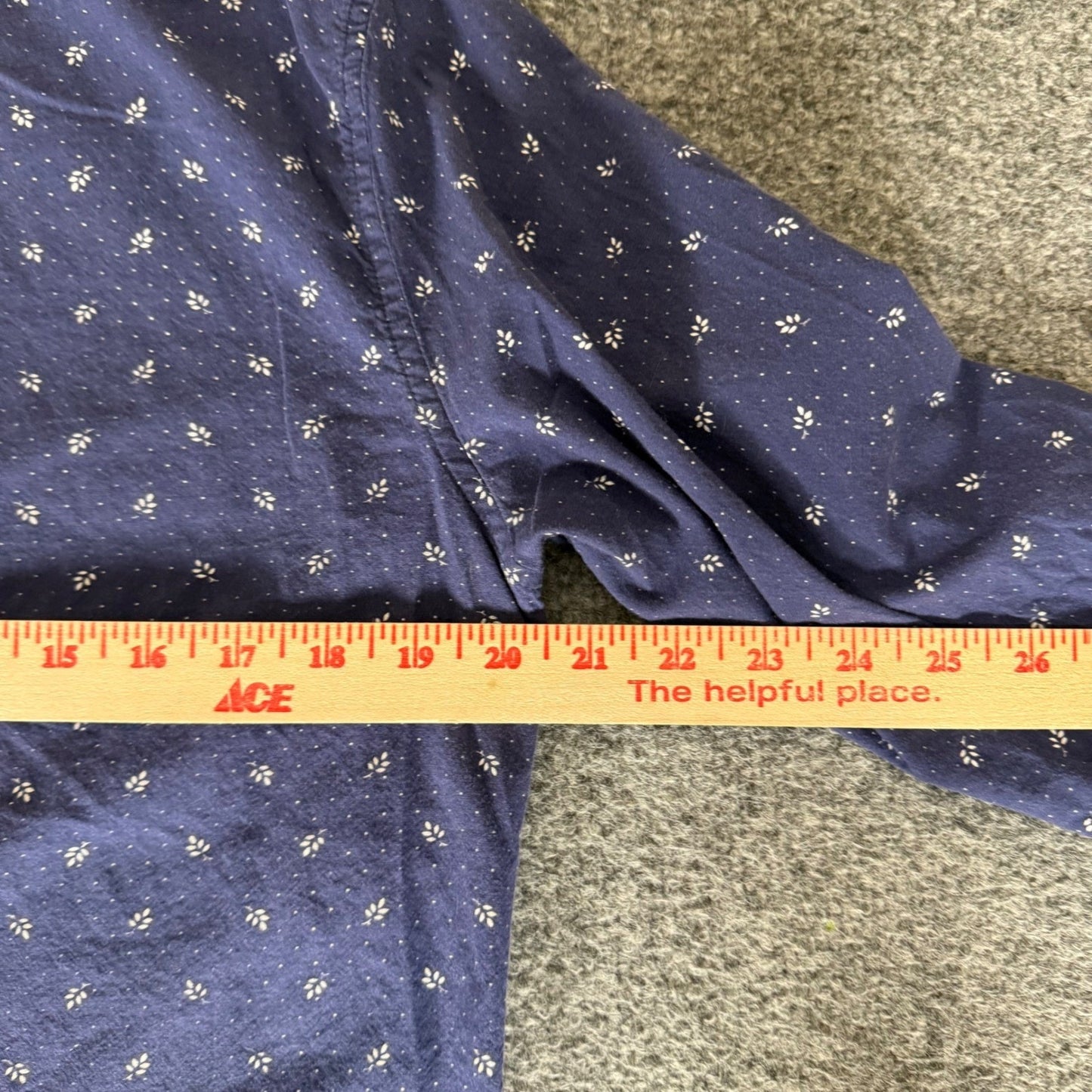 J.Crew Mens Secret Wash Slim Untucked Shirt Navy Floral M Long Sleeve Button Up