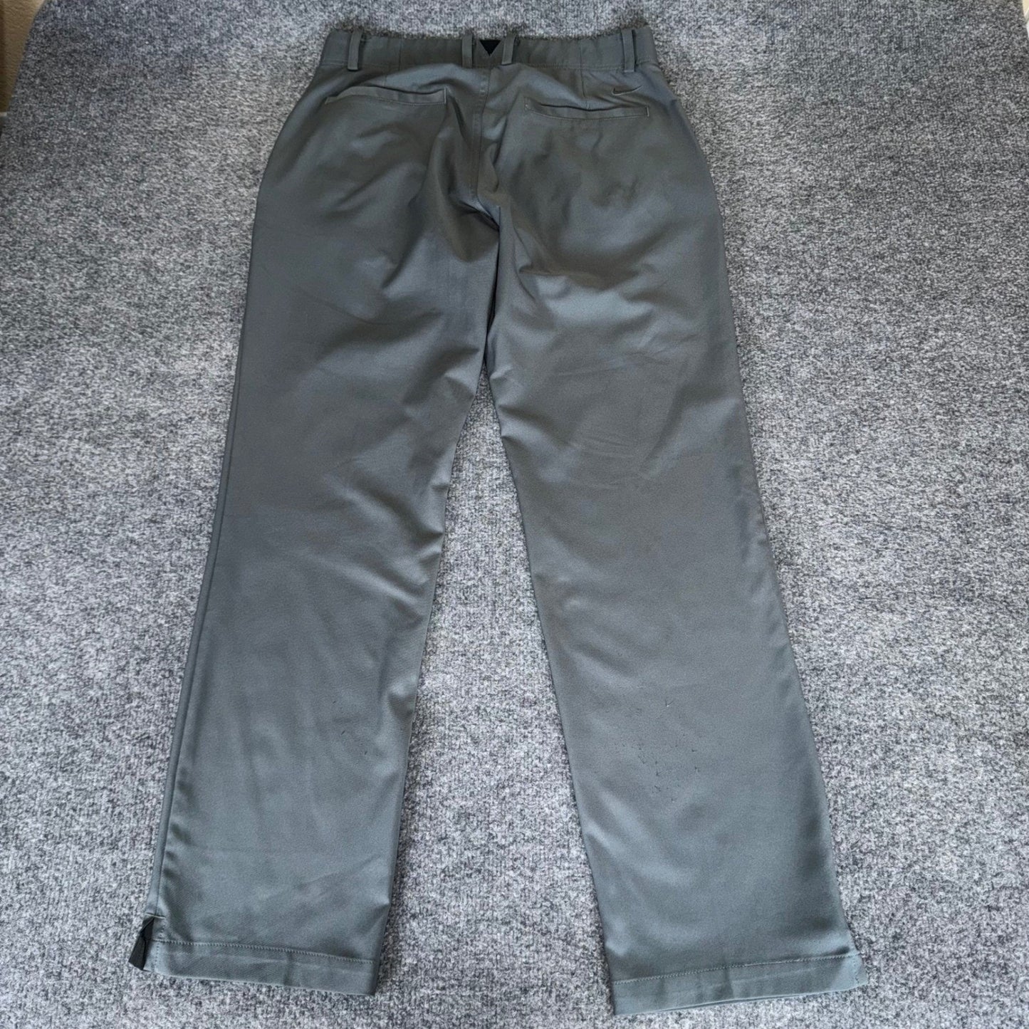 Nike Dri-Fit Golf Pant Mens 32x32 Gray Lightweight Athletic Performance Trousers