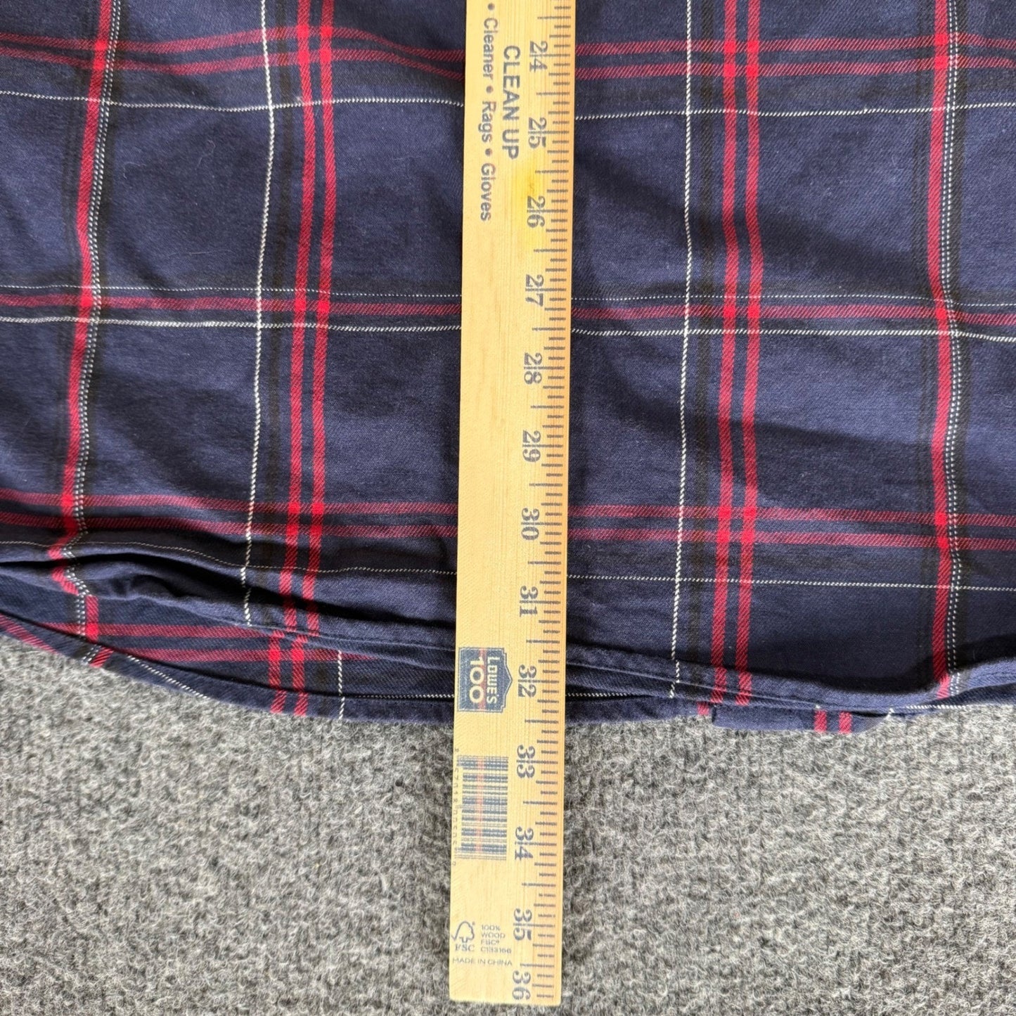 Dixxon Flannel Co The Torch FR Mens 2X Navy Red Plaid Button Down Shirt Workwear