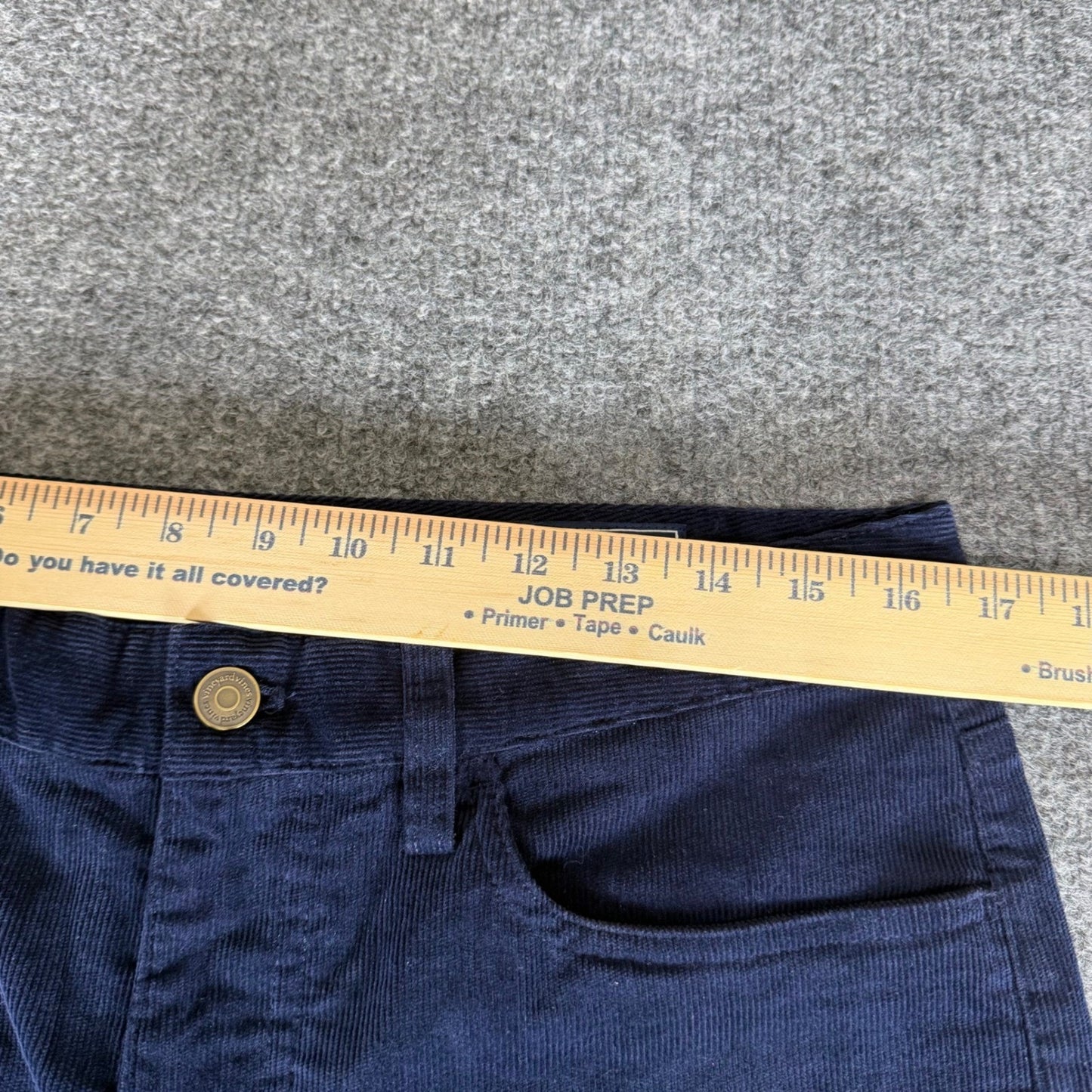 Vineyard Vines Mens Navy Blue Corduroy Pants 33x32 Straight Leg Stretch 5-Pocket