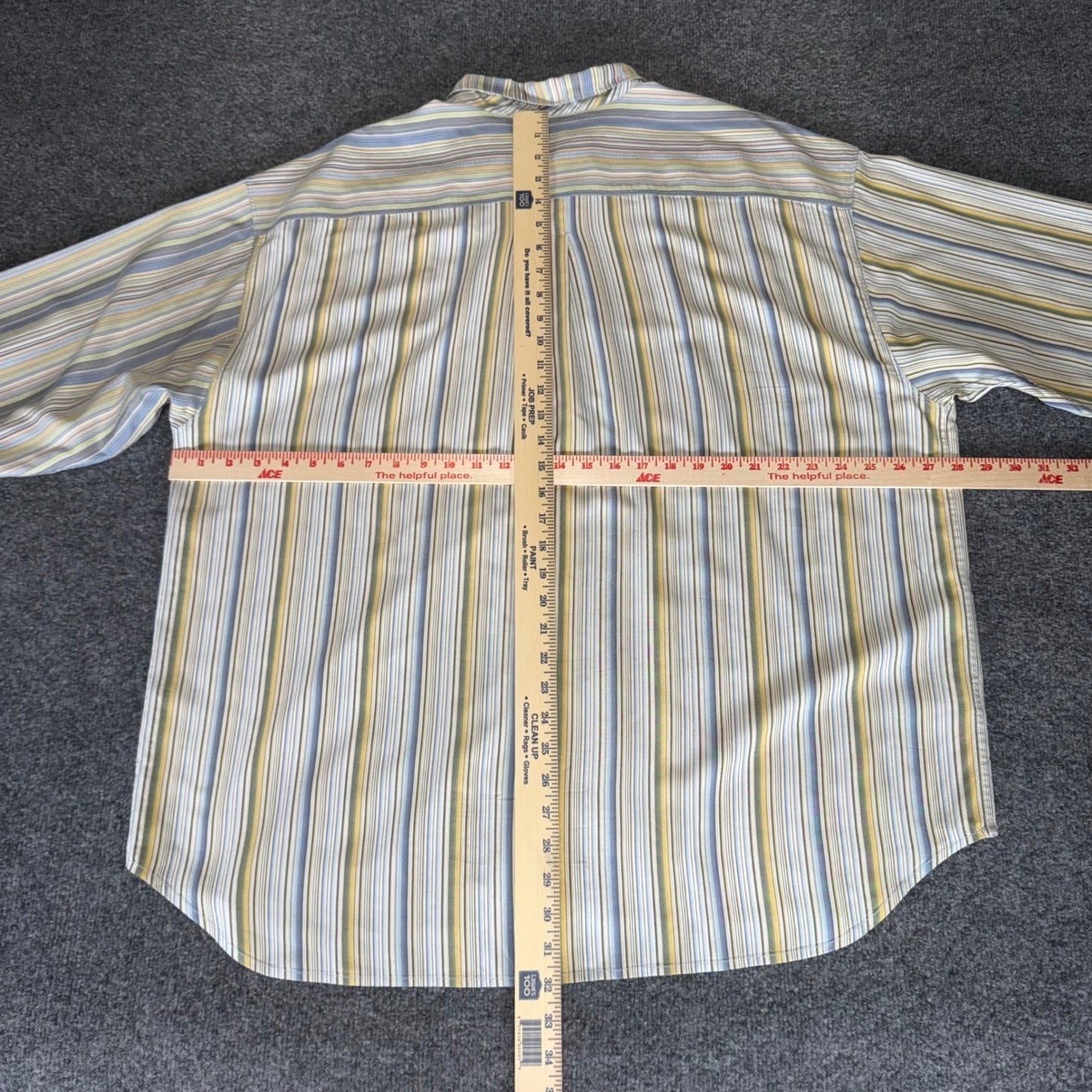 Tommy Bahama Shirt Mens 2XL Multicolor Button Up Striped Long Sleeve Casual Top