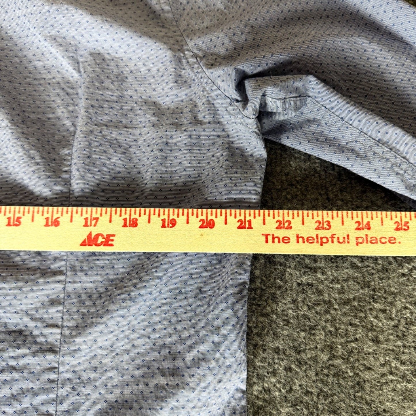 7 Diamonds Shirt Mens Medium Blue Long Sleeve Casual Button Up Dressy Modern