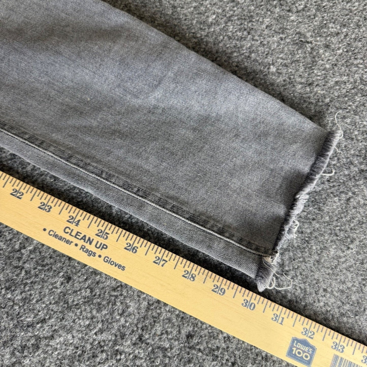 Rag Bone Jane Super High Rise Skinny Jeans Womens 30 (32x30) Gray Stretch Casual