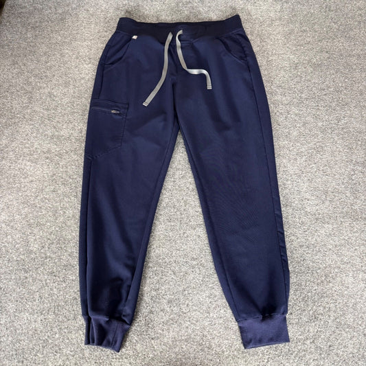 FIGS Zamora Mens Jogger Scrub Pants Medium Navy Blue Medical Nurse Healthcare