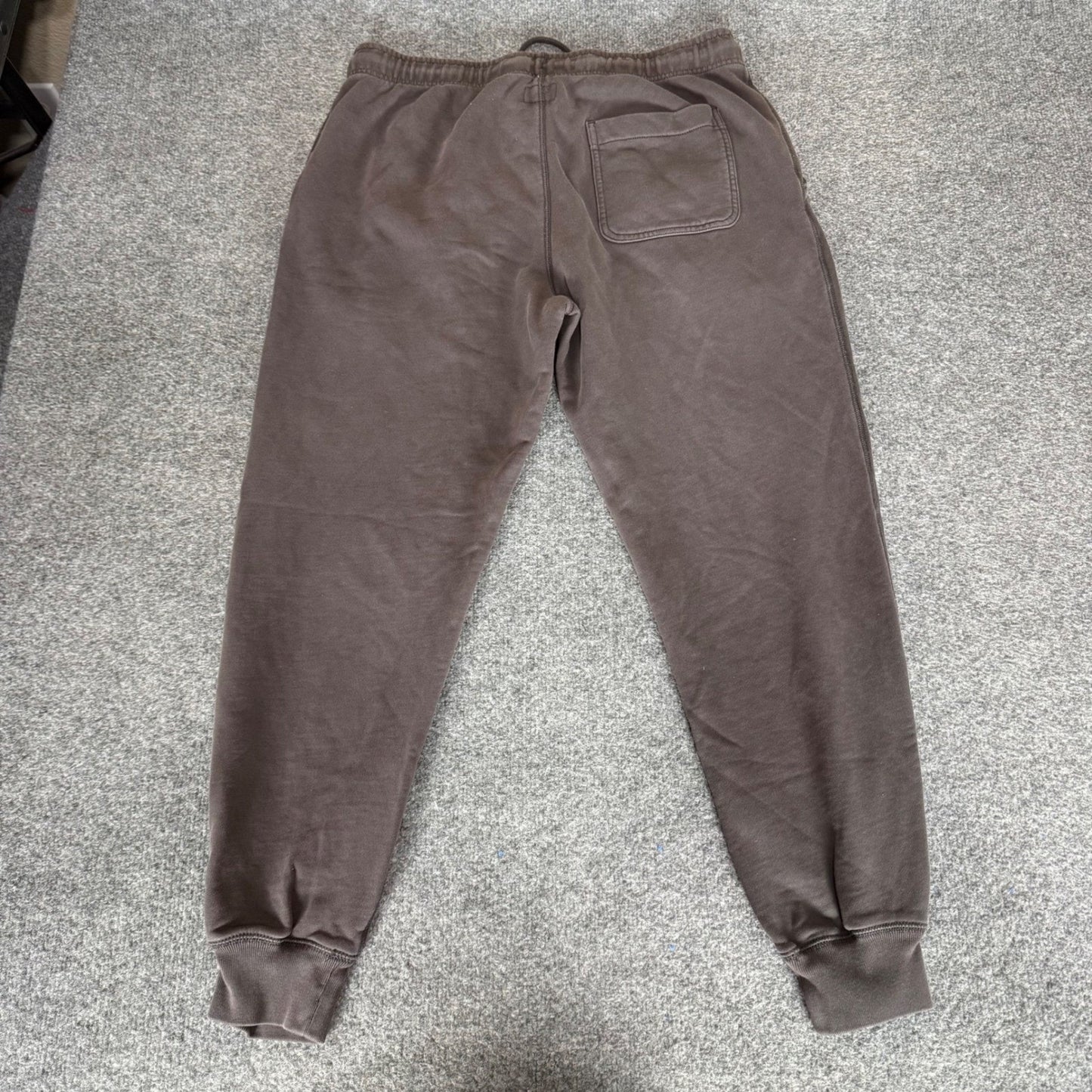 J.Crew Mens Large French Terry Joggers Brown Sweatpants Casual Lounge Comfort
