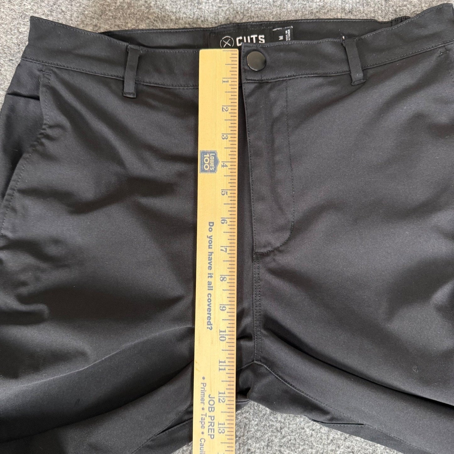Cuts AO Jogger Mens Medium Black Technical Athletic 31x28 Pants Stretch Comfort