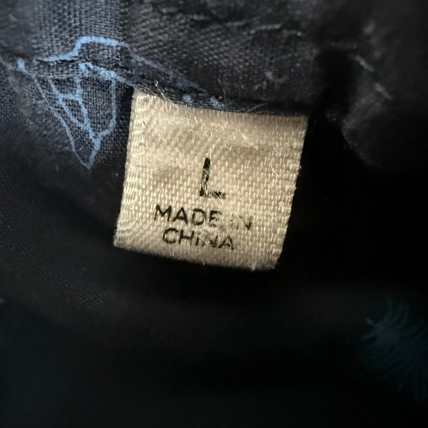 Travis Mathew Shirt Men Large Navy Blue Tropical Parrot Pineapple Button Up Golf