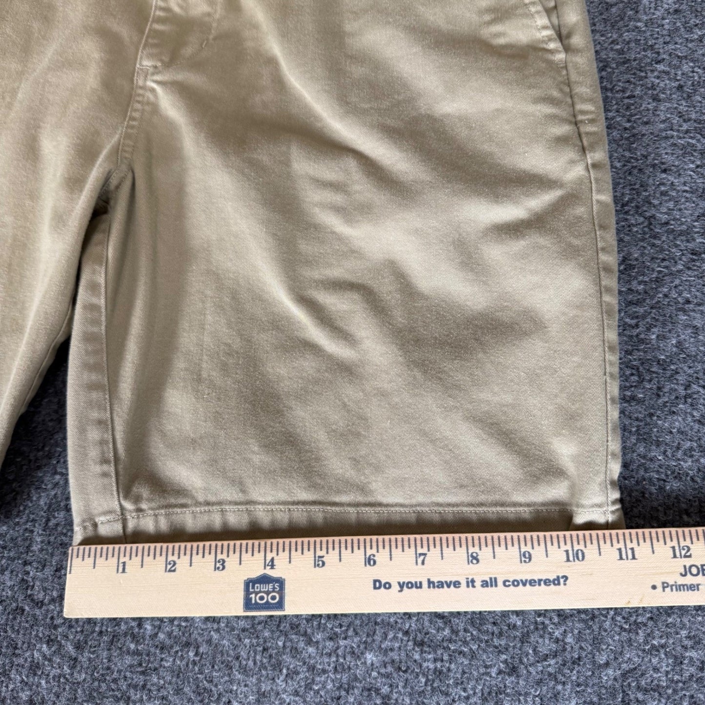 RVCA Week-End Fit Shorts Mens 36 Tan Khaki Casual Streetwear Skate Chino