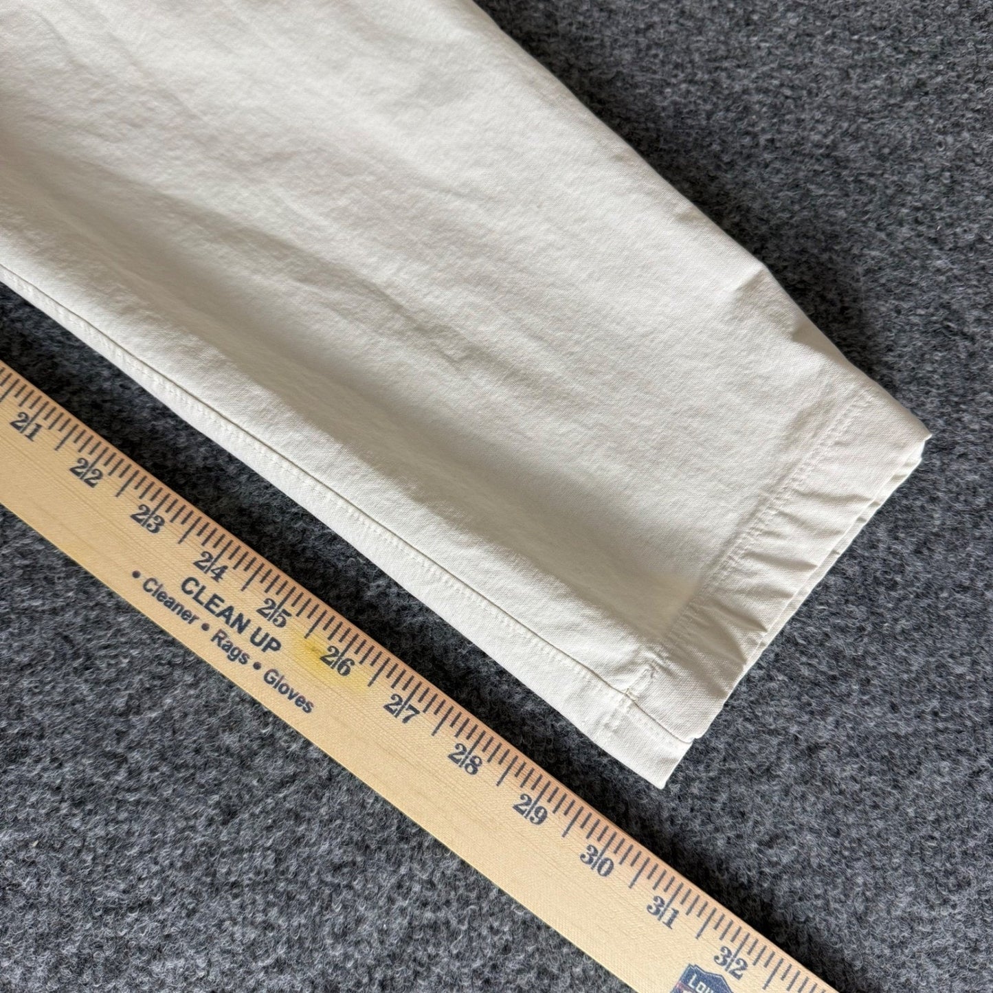 Lululemon ABC Pant Slim Fit Mens 34x30 Beige Chino Stretch Casual Golf Office