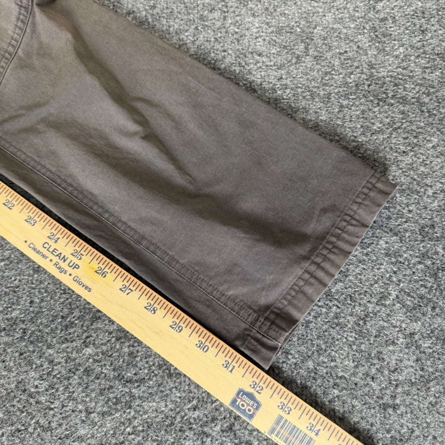 Patagonia Mens Venga Rock Pant Grey Organic Cotton Climbing Hiking 31x32 Outdoor