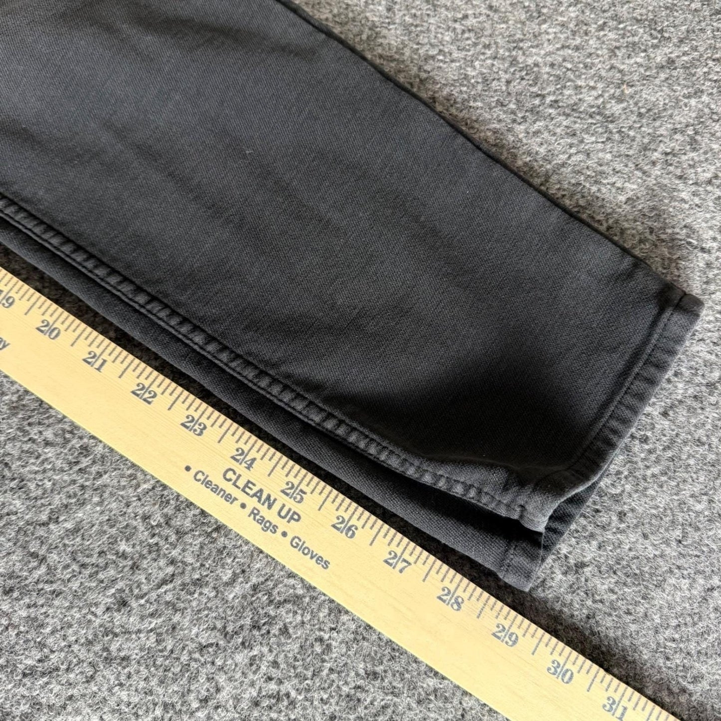 Faherty Brand Stretch Terry 5-Pocket Pant Onyx Black Mens 31x29 Denim Comfort