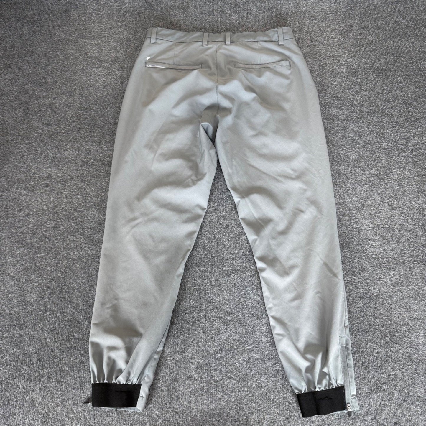Primo Golf Jogger Pants Mens 30x26 Gray Tapered Zipper Cuff Performance Stretch