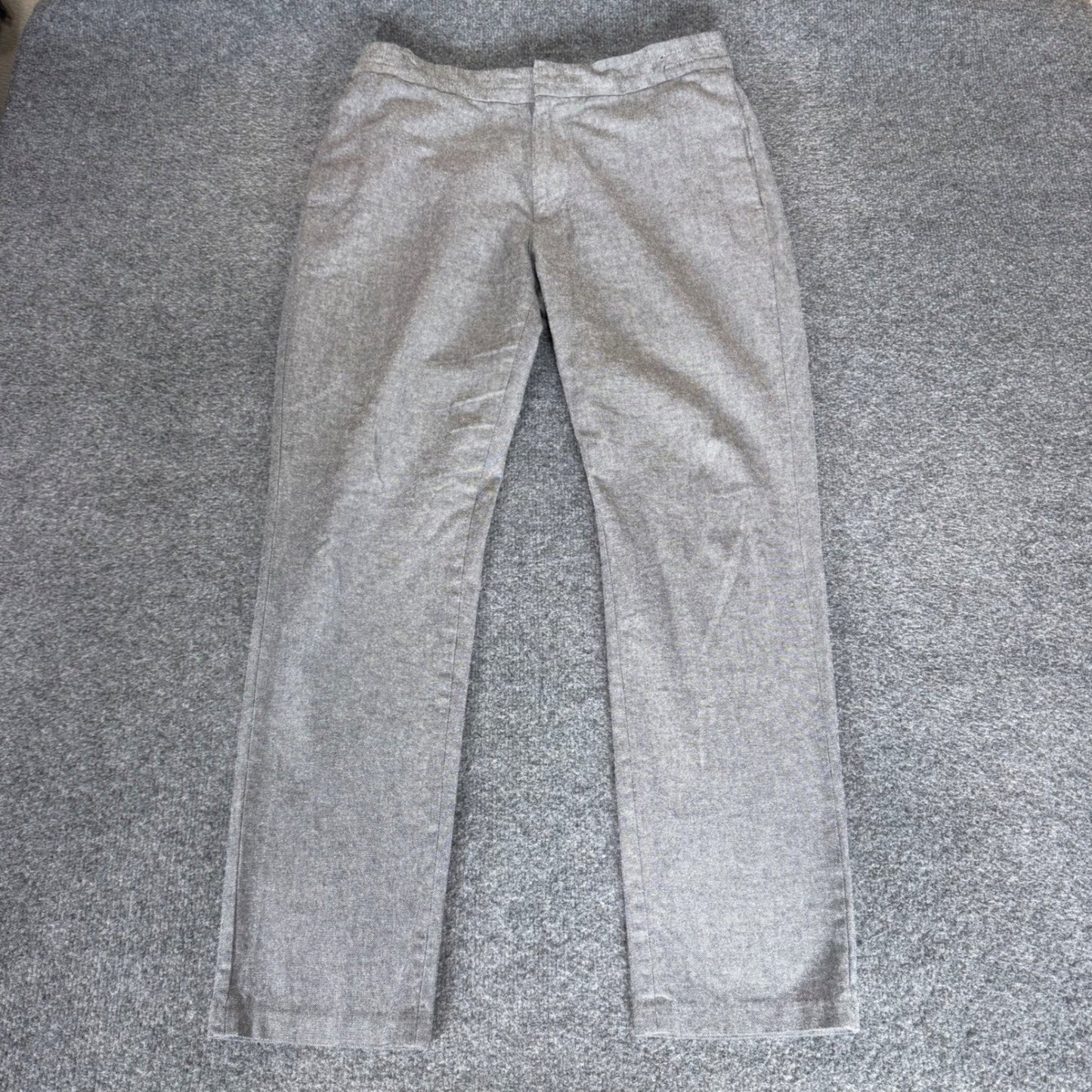 Banana Republic Mason Athletic Tapered Pant Mens 32x32 (Fits 32x30) Grey Cotton