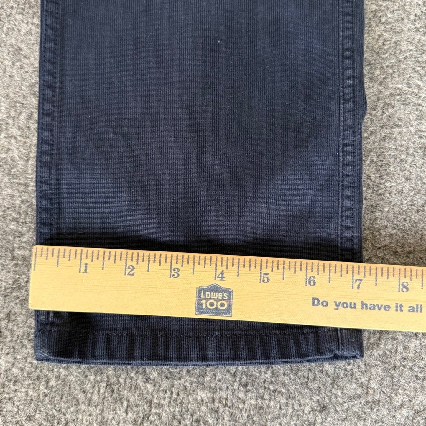 Bonobos Corduroy Pants Mens 32x30 Navy Blue Slim Straight Casual Stretch Comfort