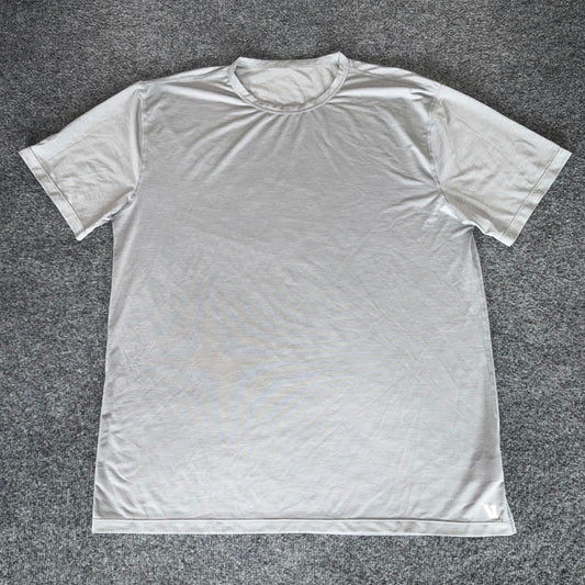 Vuori Zephyr Shirt Mens XL Gray Athletic Performance Training Workout Gym V191