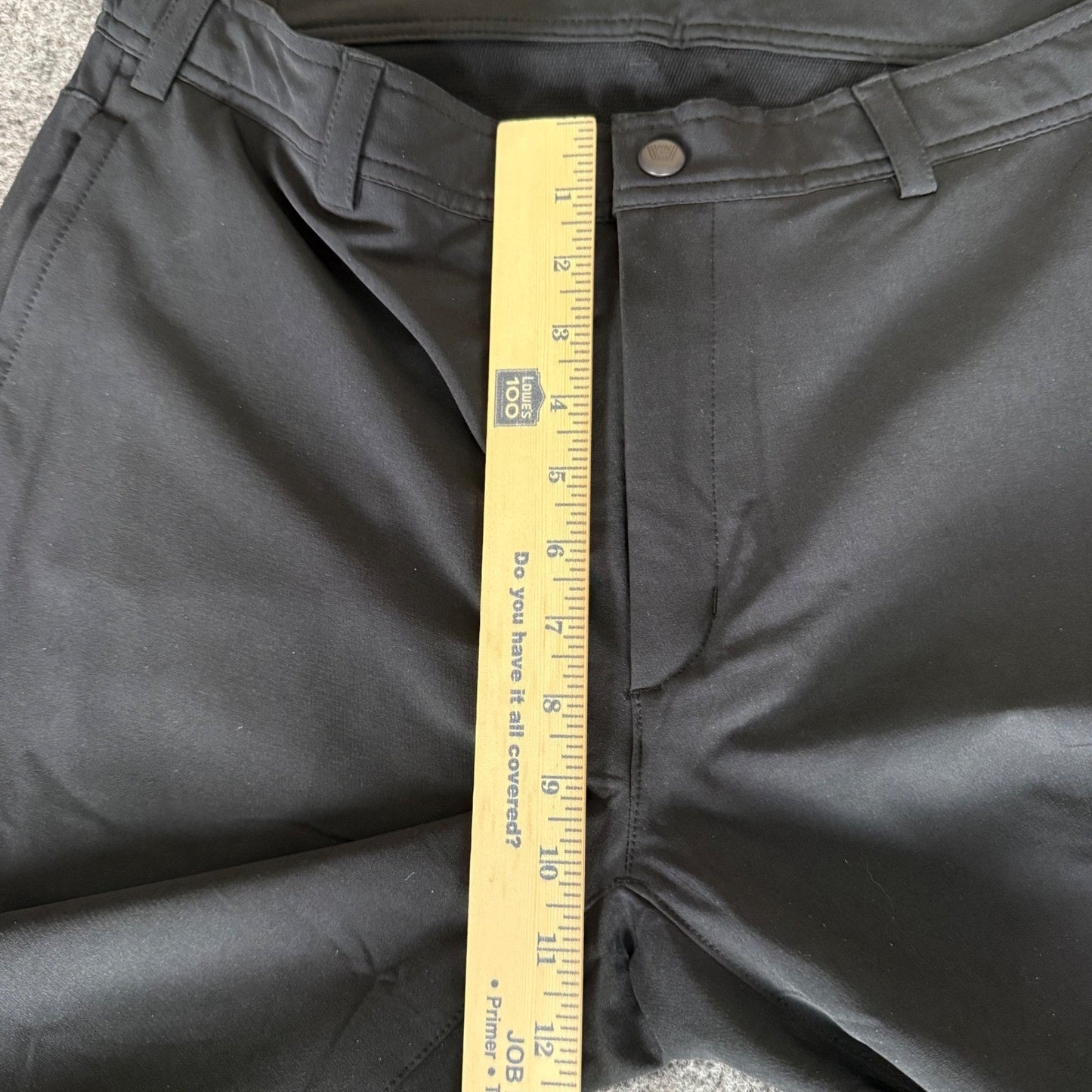 Mack Weldon Mens Performance Jogger Pants Black Large Athletic Travel Comfort