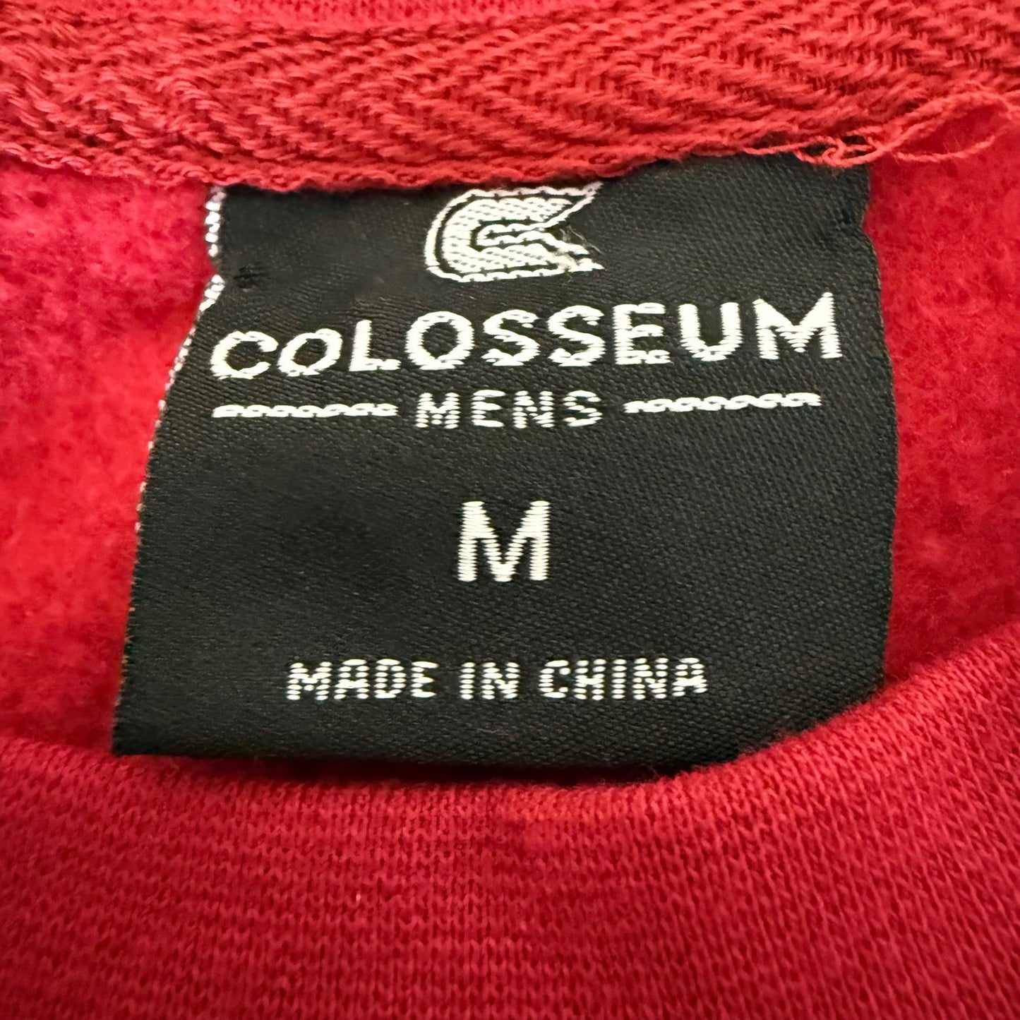 Harvard Crimson Sweatshirt Mens Medium Red Crewneck College Logo Pullover