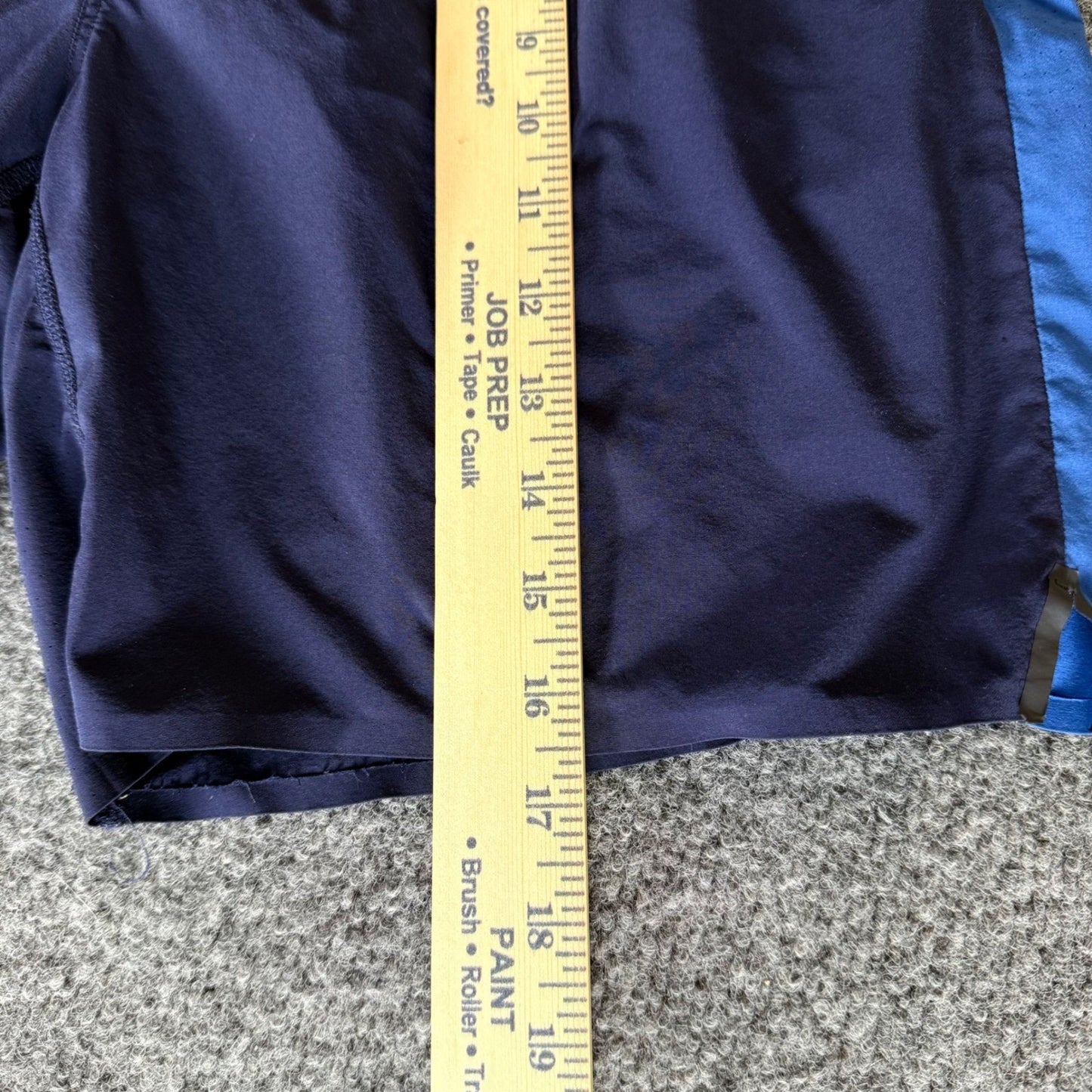 Rhone Equinox Shorts Mens Medium 30x6.5 Running Training Blue Athletic Gym