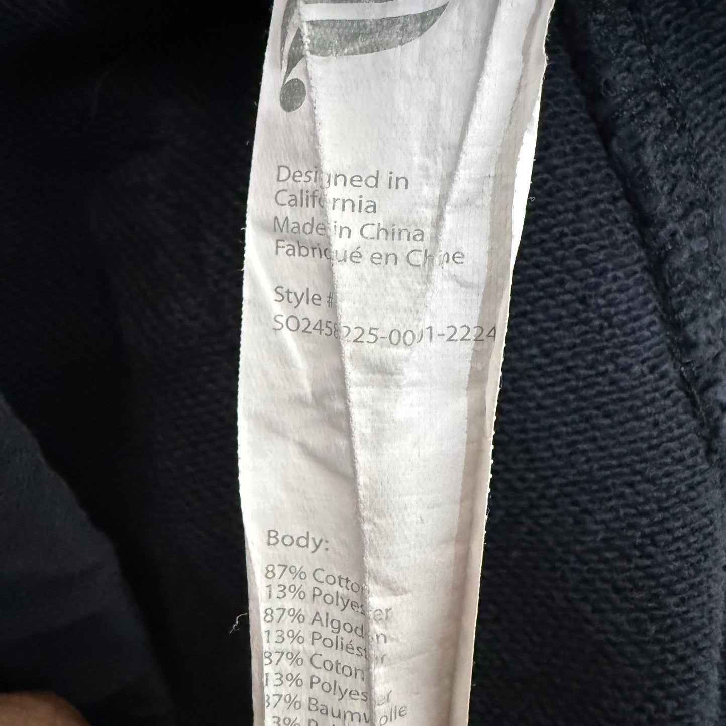 Fabletics Terry Sweat Short Mens Medium 28x6.5 Black Athletic Gym Workout Casual