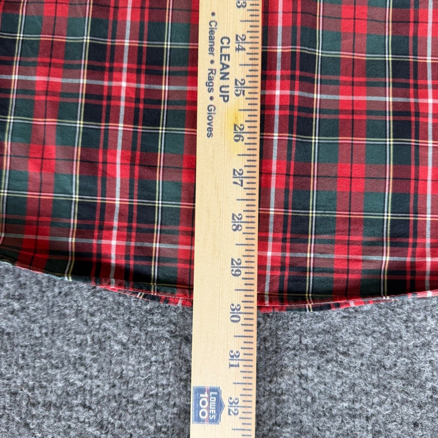 J.Crew Classic Plaid Shirt Mens Medium Red Green Button Down Long Sleeve Preppy