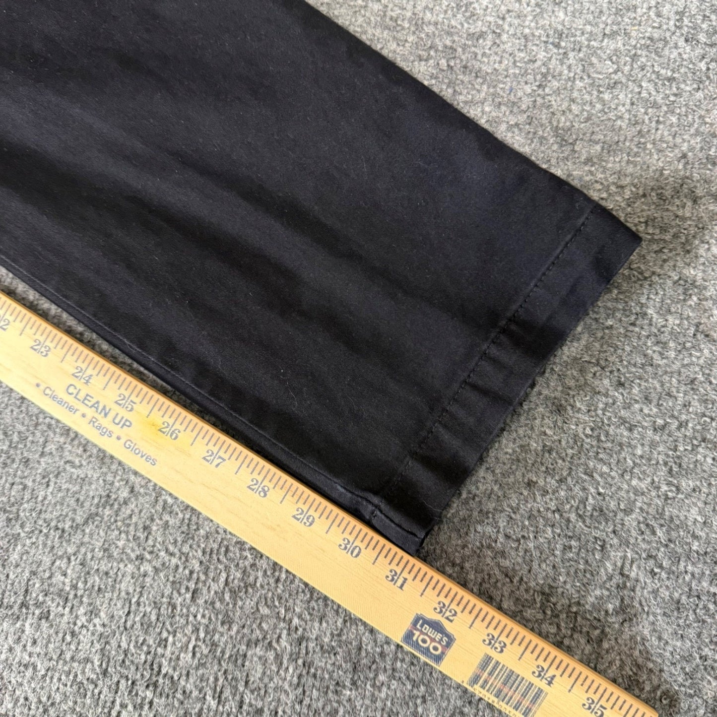 Lee Extreme Motion MVP Mens Slim Fit Chino Pants Black 34x32 Stretch Casual