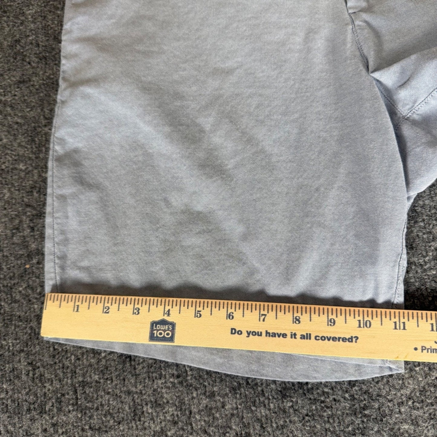 Lululemon Commission Short Mens 36 Blue Casual Golf Chino Performance Comfort