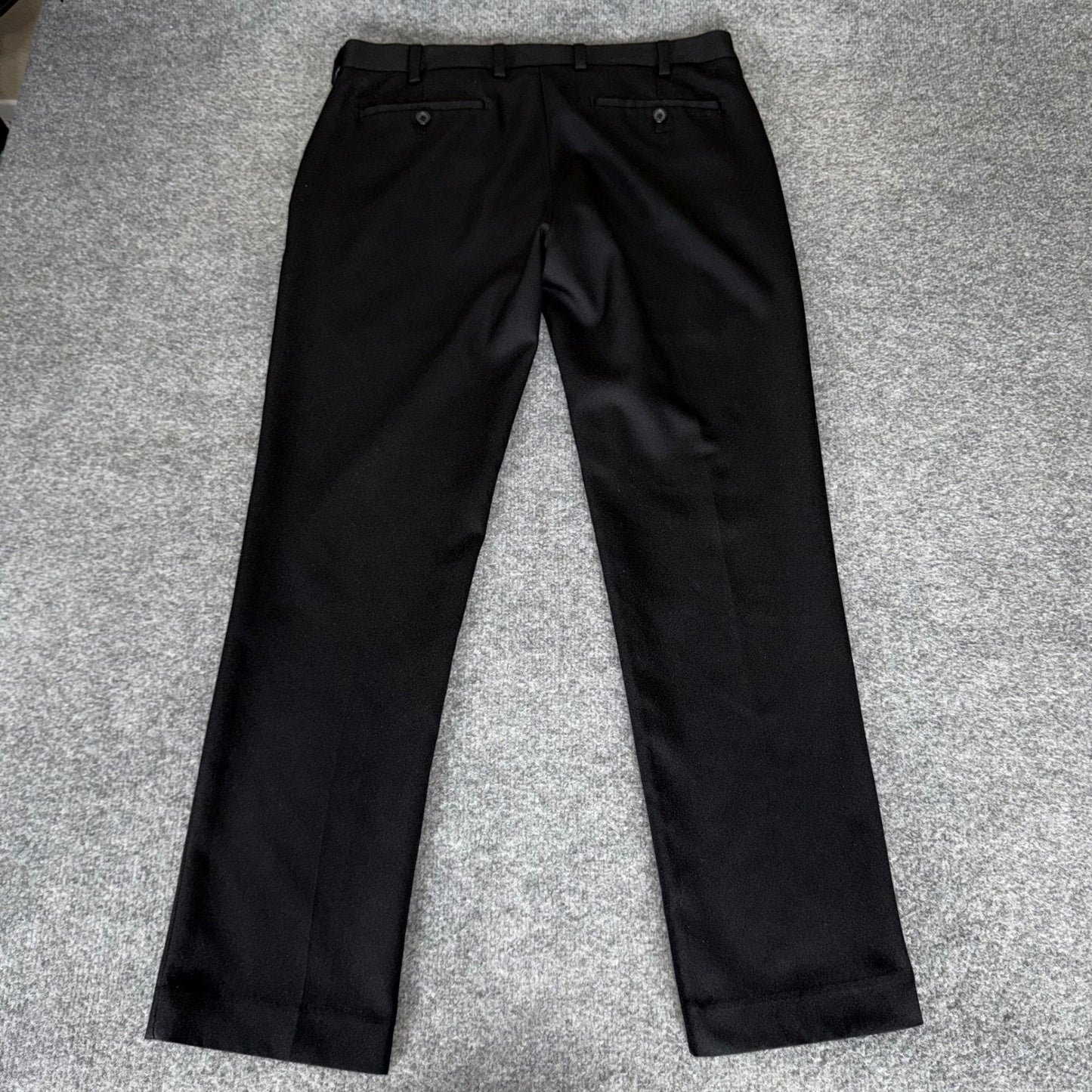 Louis Raphael Mens Slim Fit Dress Pants Black 34x30 Office Business Slacks