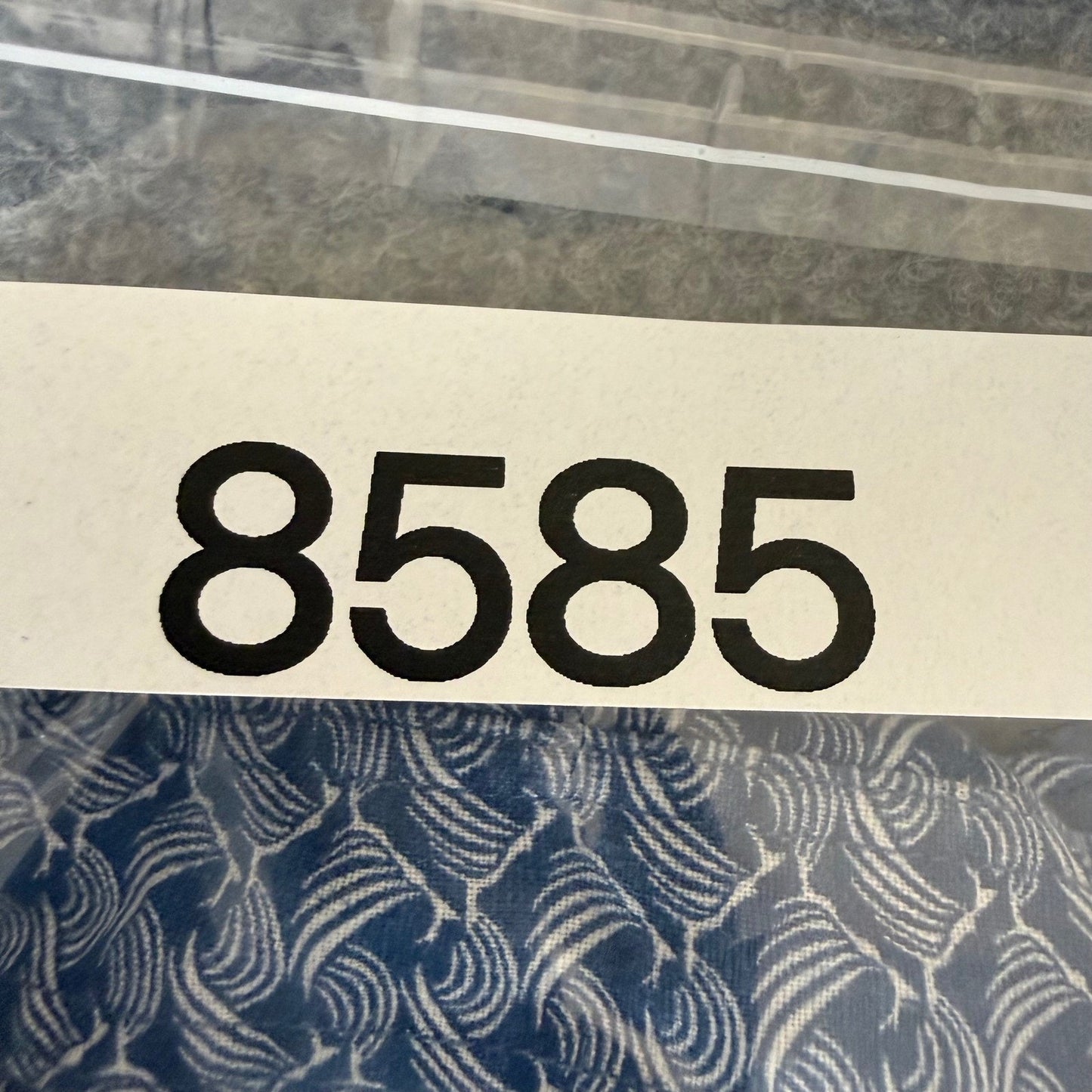 UNTUCKIT Linen Shirt Mens XL Blue Geometric Slim Short Sleeve Button Up Casual