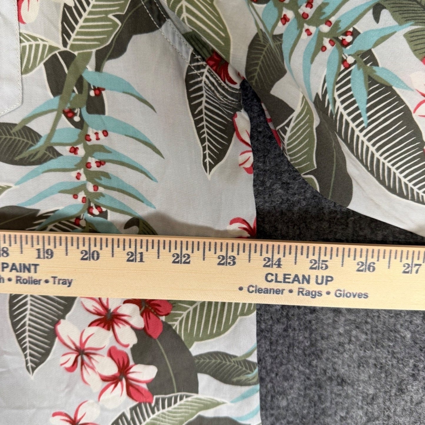 Tommy Bahama Floral Button Down Shirt Tropical Palm Tree Print Men's Large