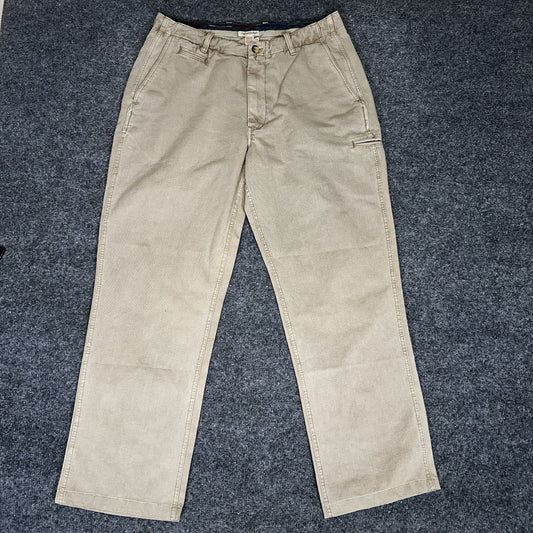 Carbon 2 Cobalt Pants Mens 34x30 Beige Straight Leg Mid Rise Casual Cotton Adult