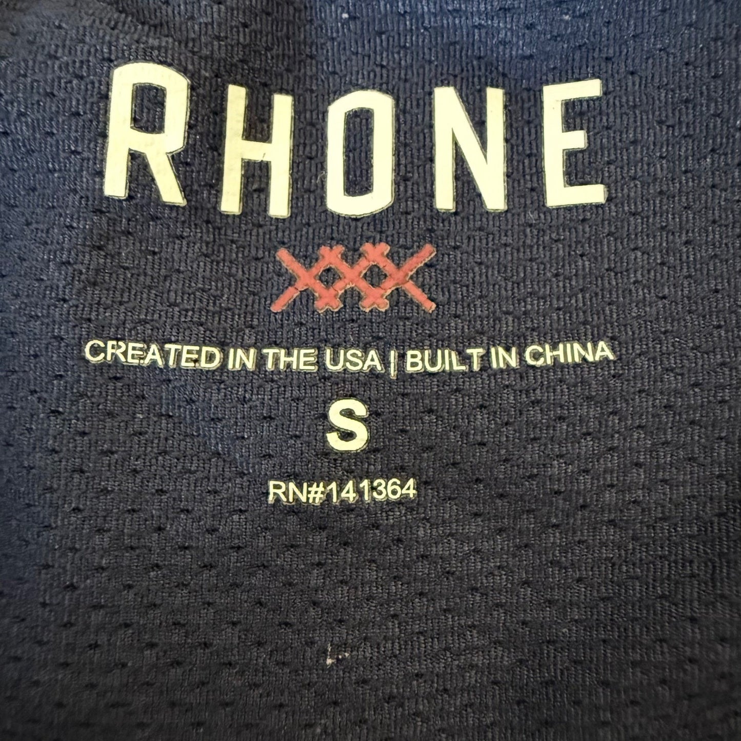 Rhone Athletic Shorts Mens Small Blue Gym Workout Lined Activewear Training