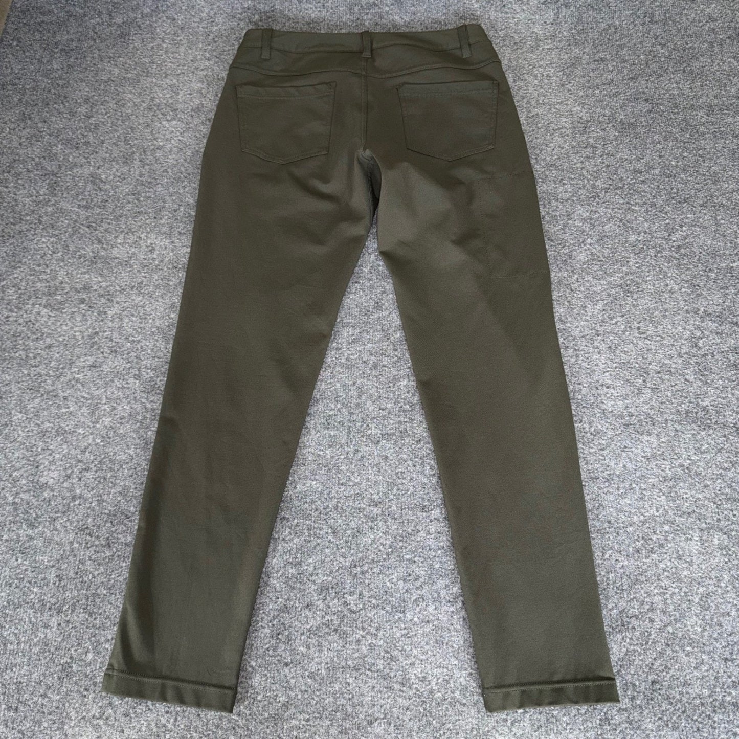 BYLT Everyday Pant 2.0 Mens Medium 31x29 Olive Green Slim Stretch Casual Comfort