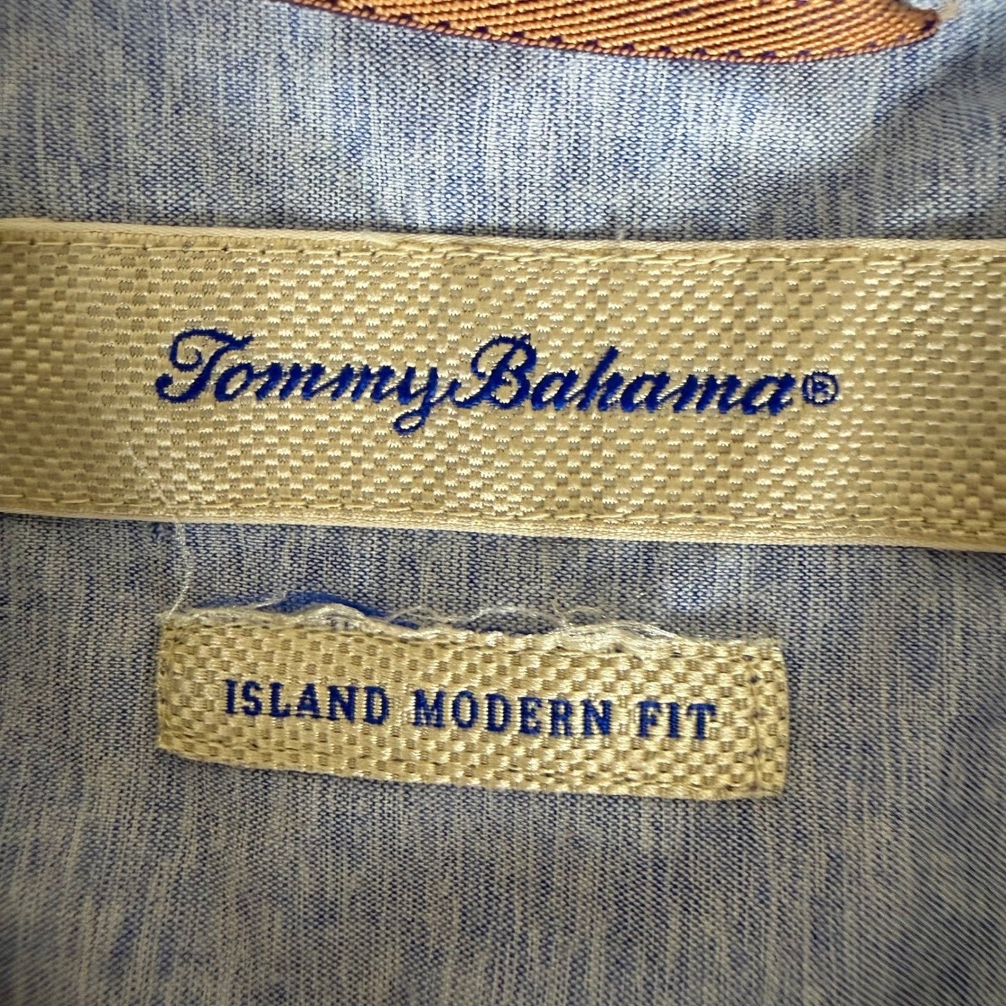 Tommy Bahama Mens XXL Island Modern Fit Linen Blend Plaid Short Sleeve Shirt