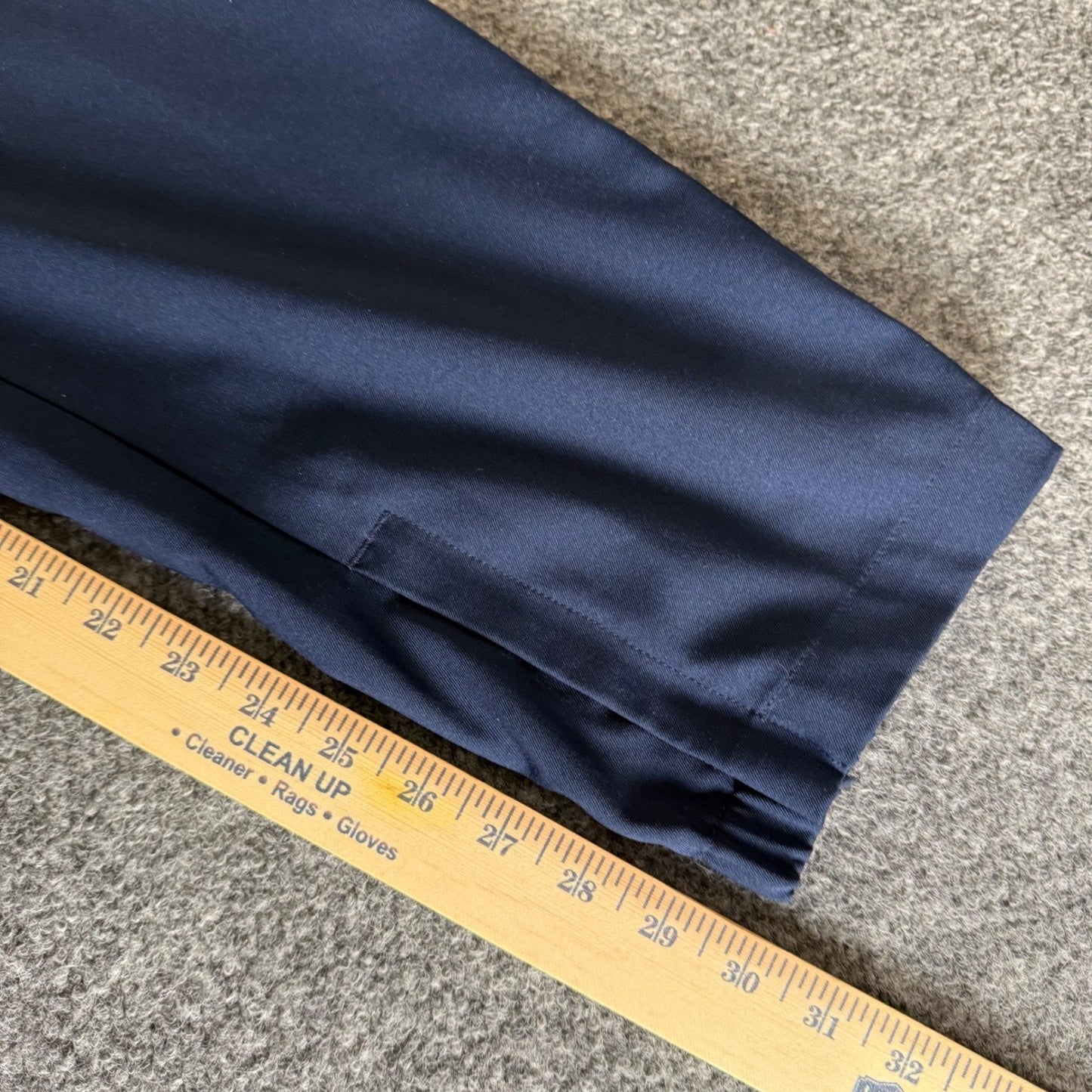 Mizzen+Main Pants Mens XL 36x30 Navy Blue Athletic Pants Joggers Ankle Split