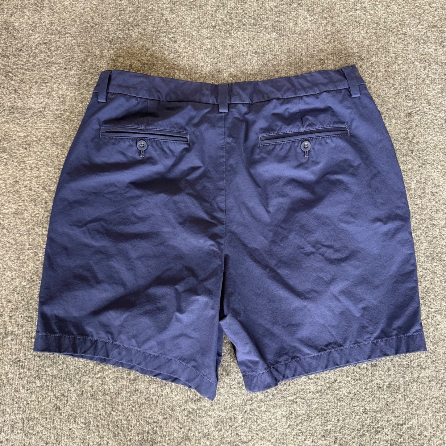 Vineyard Vines On The Go Shorts Mens 32 Blue Performance Stretch Golf Casual