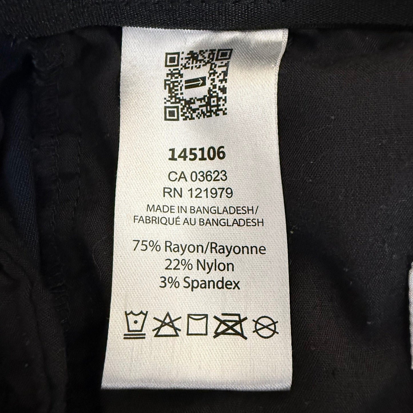 Projek Raw Pants Mens 34 Navy Blue Casual Stretch Slim Straight Everyday Comfort