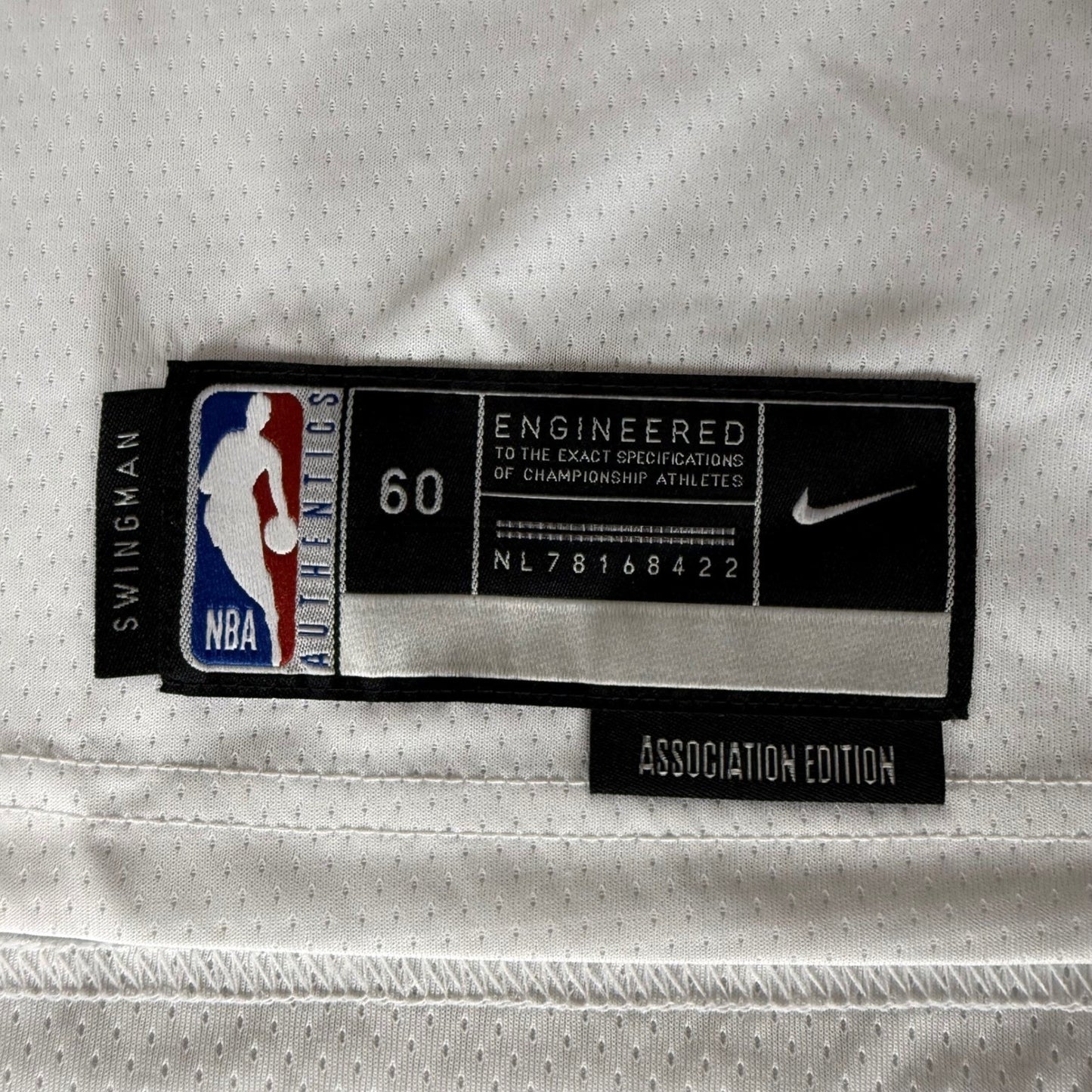 Nike NBA Phoenix Suns Kevin Durant Jersey Mens 3XL White Dri-Fit Basketball