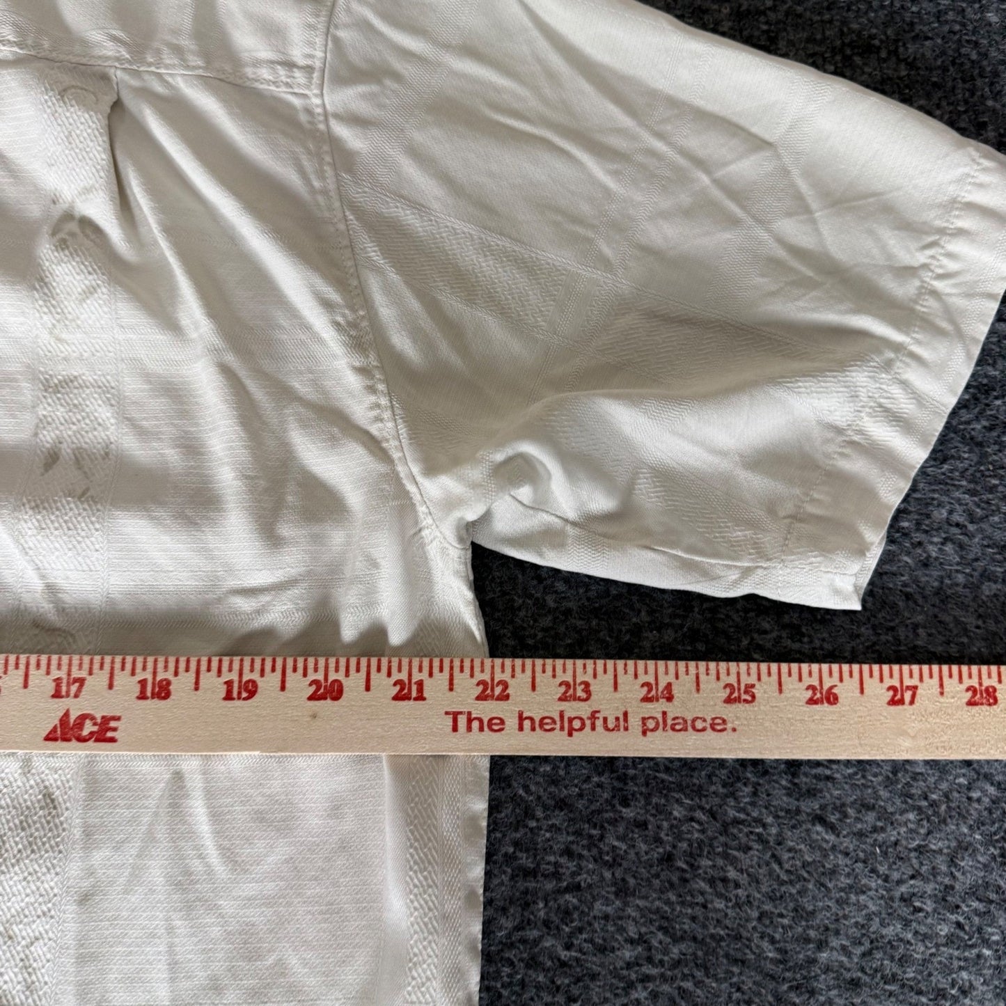 Tommy Bahama Mens Medium Silk Camp Shirt Palm Print Short Sleeve Button Up