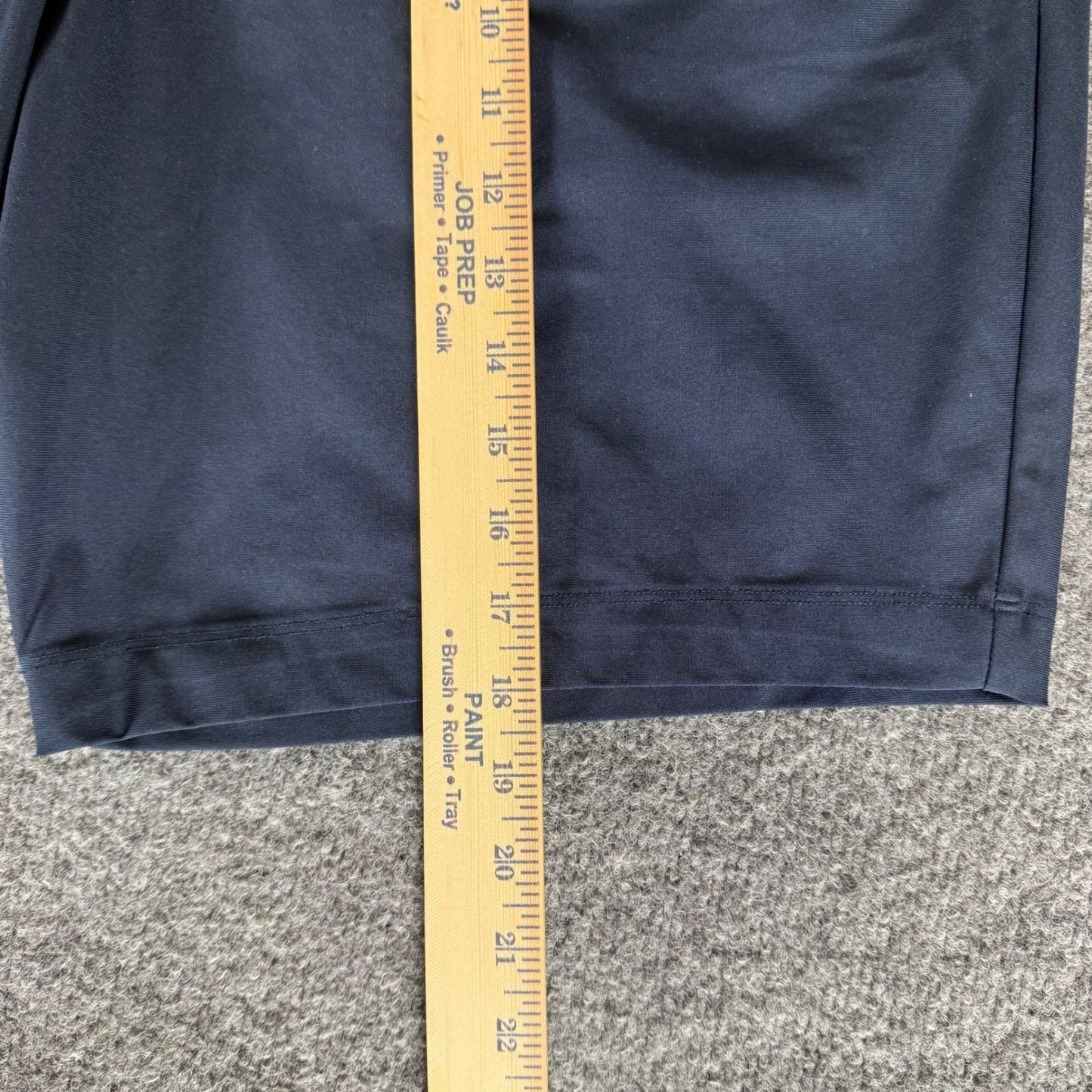 Lululemon ABC Shorts Mens 36 Navy Blue Chino Casual Golf Stretch Preppy Comfort