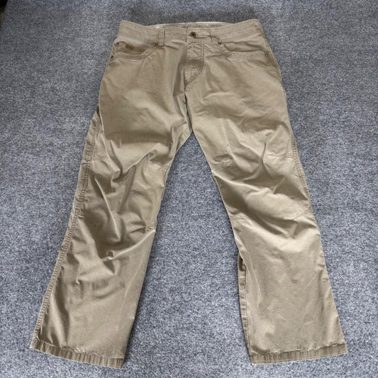 KUHL Revolvr Pants Mens 36x30 Brown Cargo Outdoor Hiking Trail Durable Utility