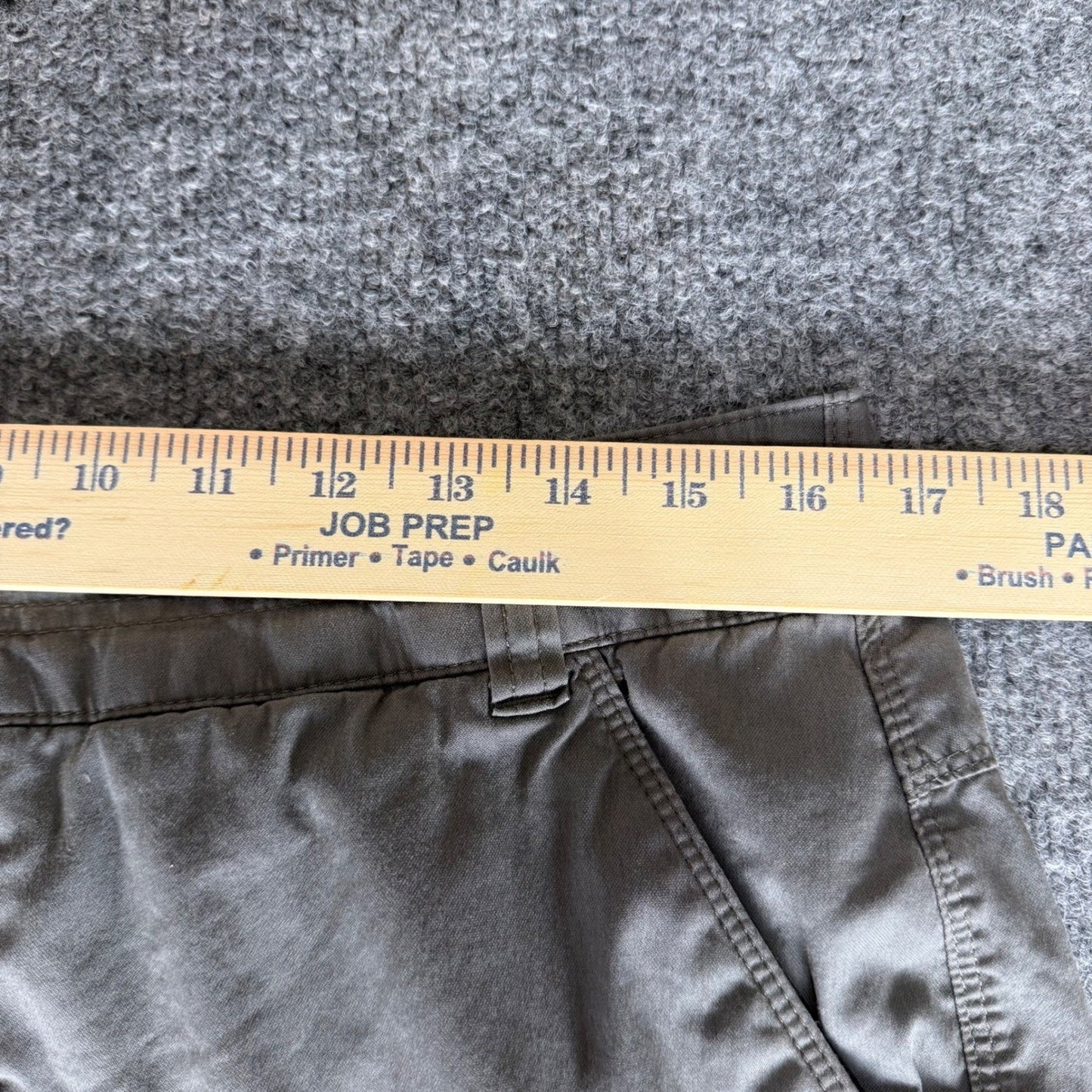 Kuhl Hiking Shorts Mens 33 Gray Chino Casual Outdoor Trail Lightweight Stretch