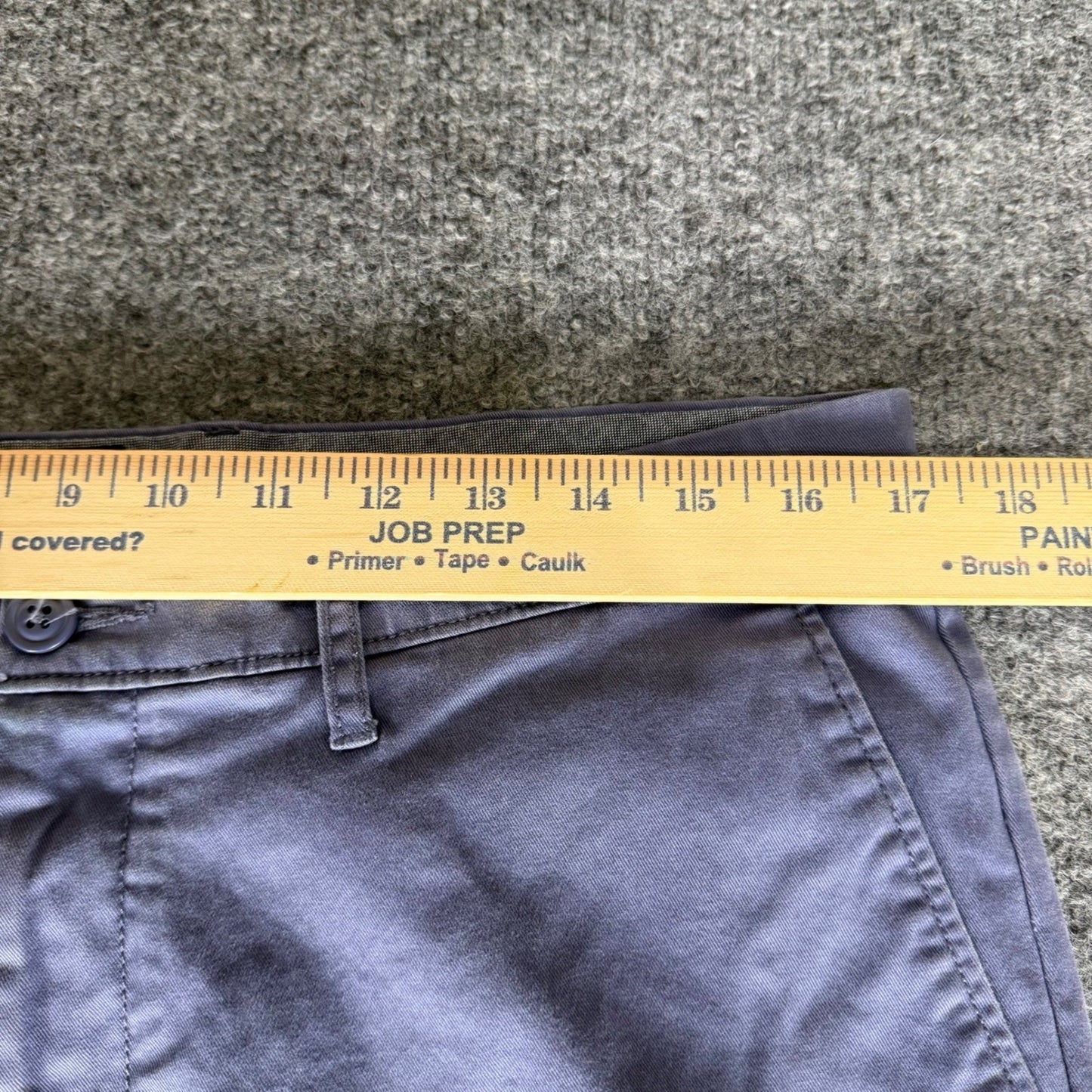 J.Crew Mens Broken In Chino Pants 33x30 (Fits 34x29) Blue Stretch Cotton Casual