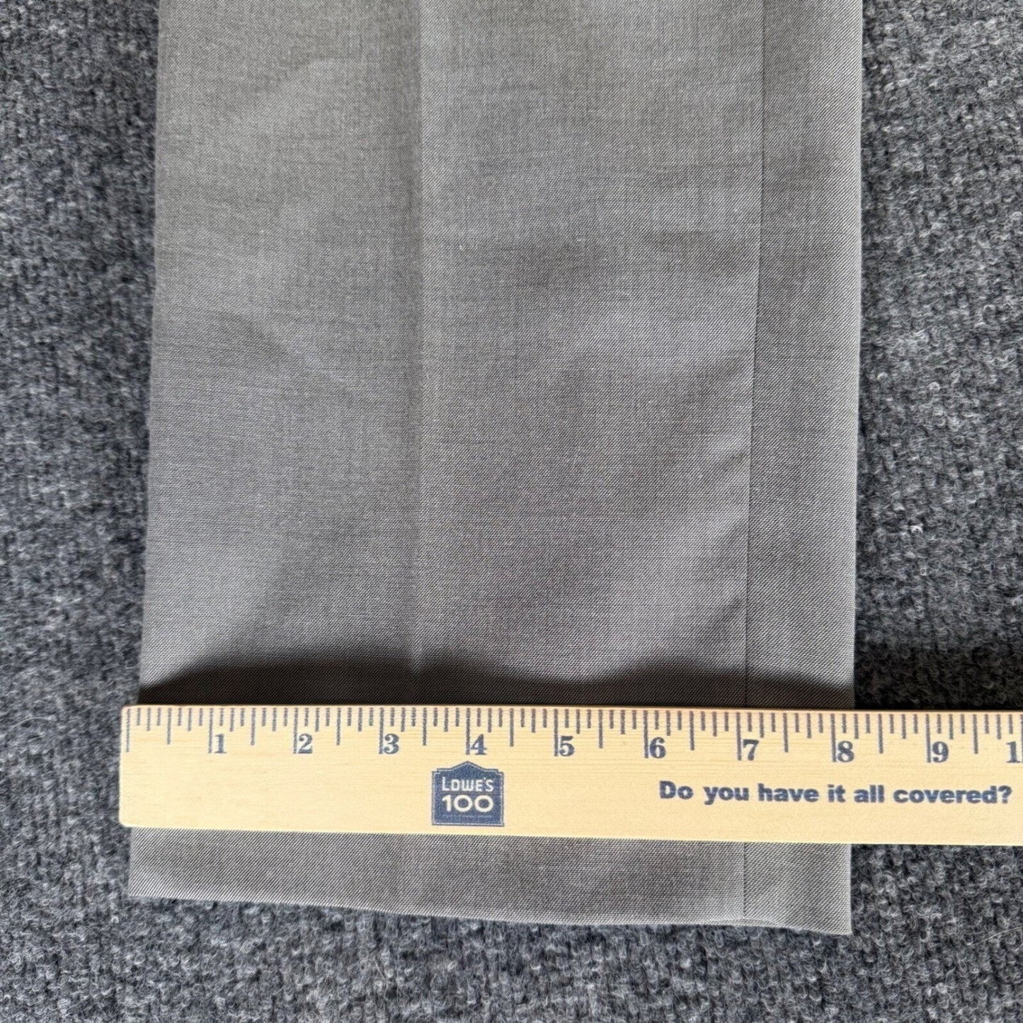 Calvin Klein Mens Dress Pants Gray Straight Leg Trousers 32x30 Office Classic