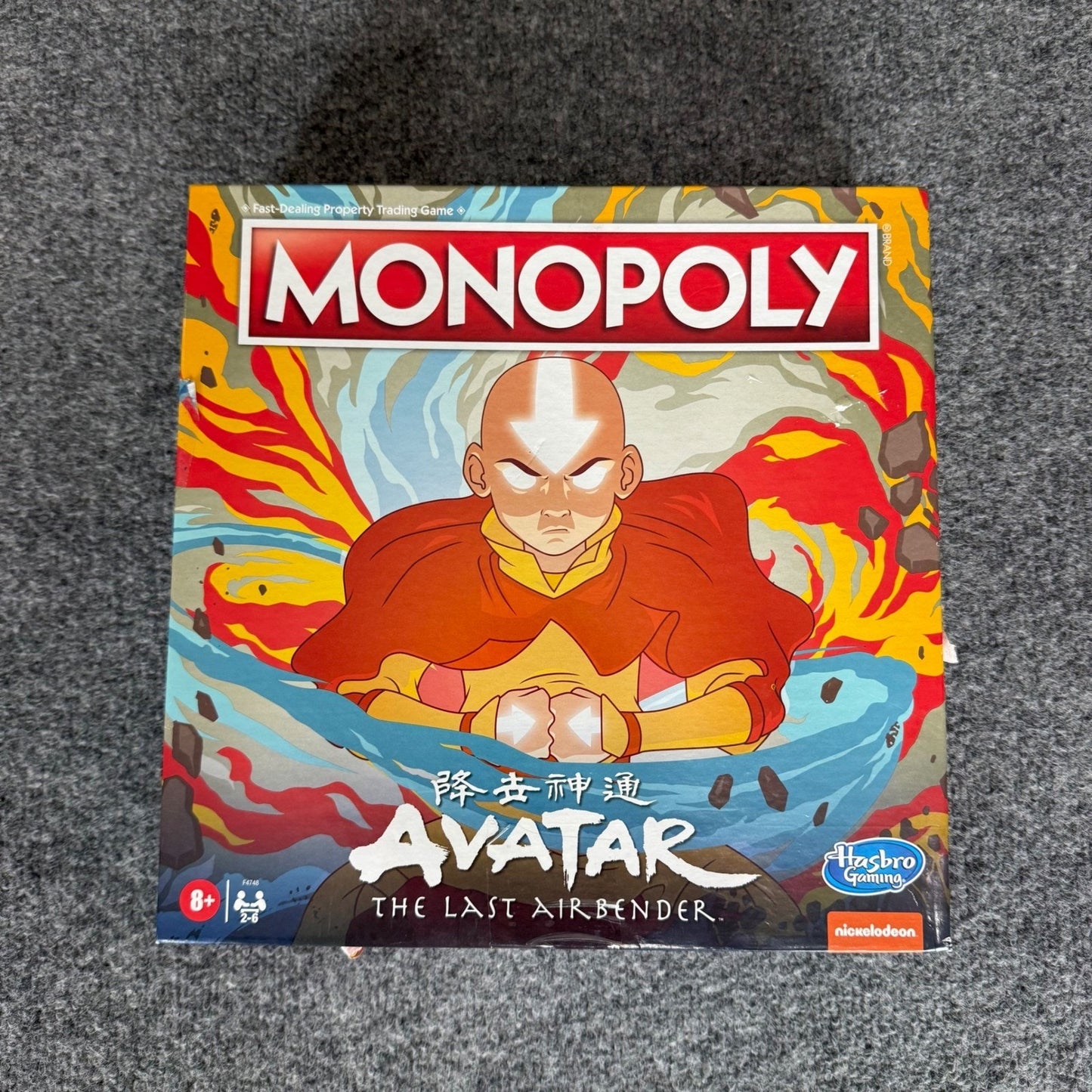 Hasbro Monopoly Avatar The Last Airbender Board Game Nickelodeon Family Strategy