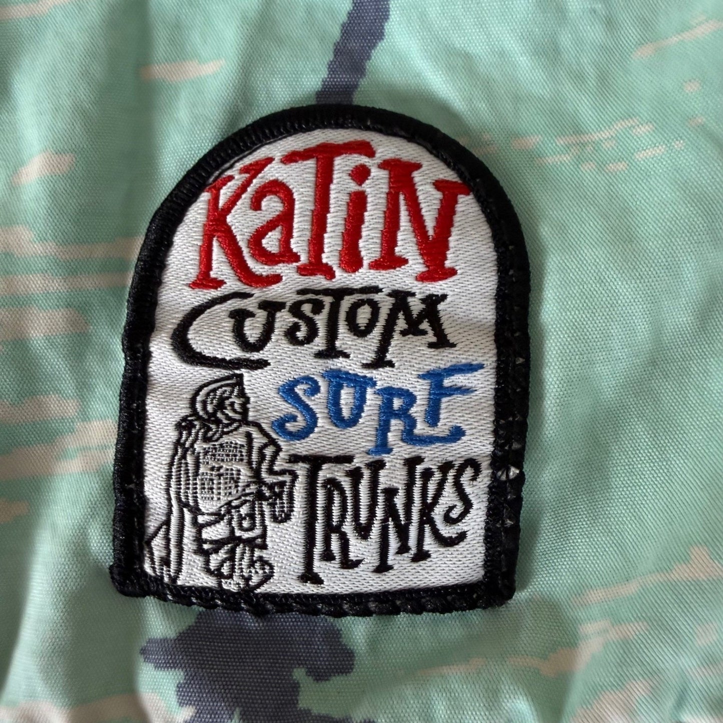 Katin Surf Trunks Mens 32 Palm Tree Swim Shorts Beach Casual Lightweight Summer