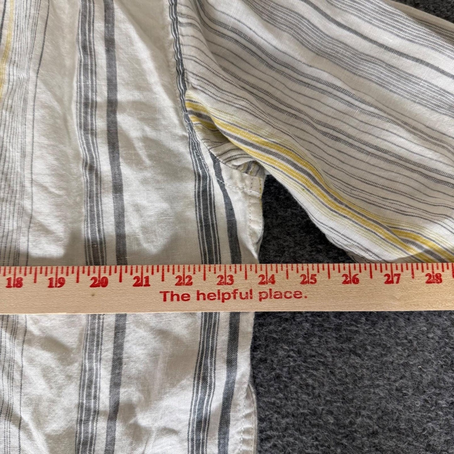 Tommy Bahama Relax Linen Shirt Mens XL Striped Button Up Casual Summer Comfort