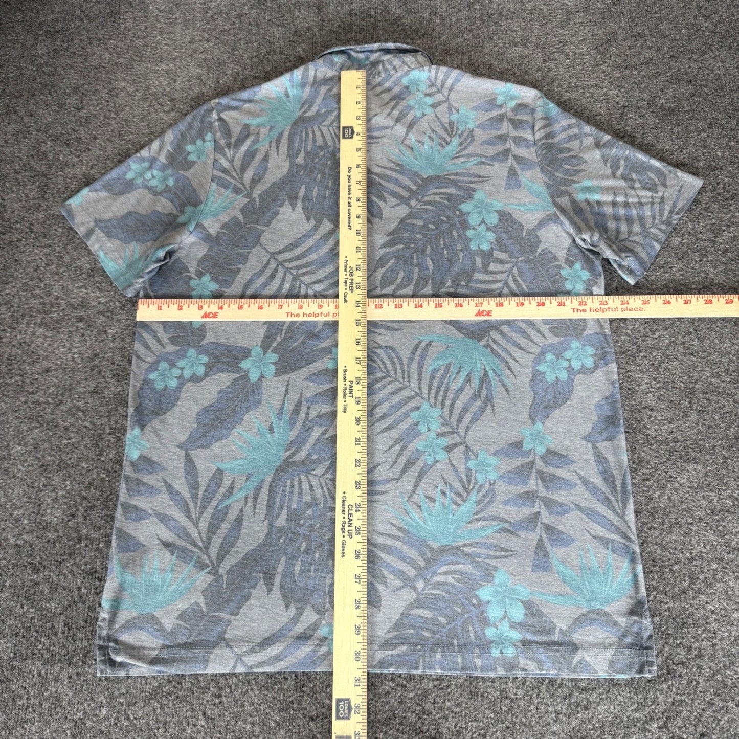 TravisMathew Mens Golf Polo Shirt XL Tropical Short Sleeve Performance Casual