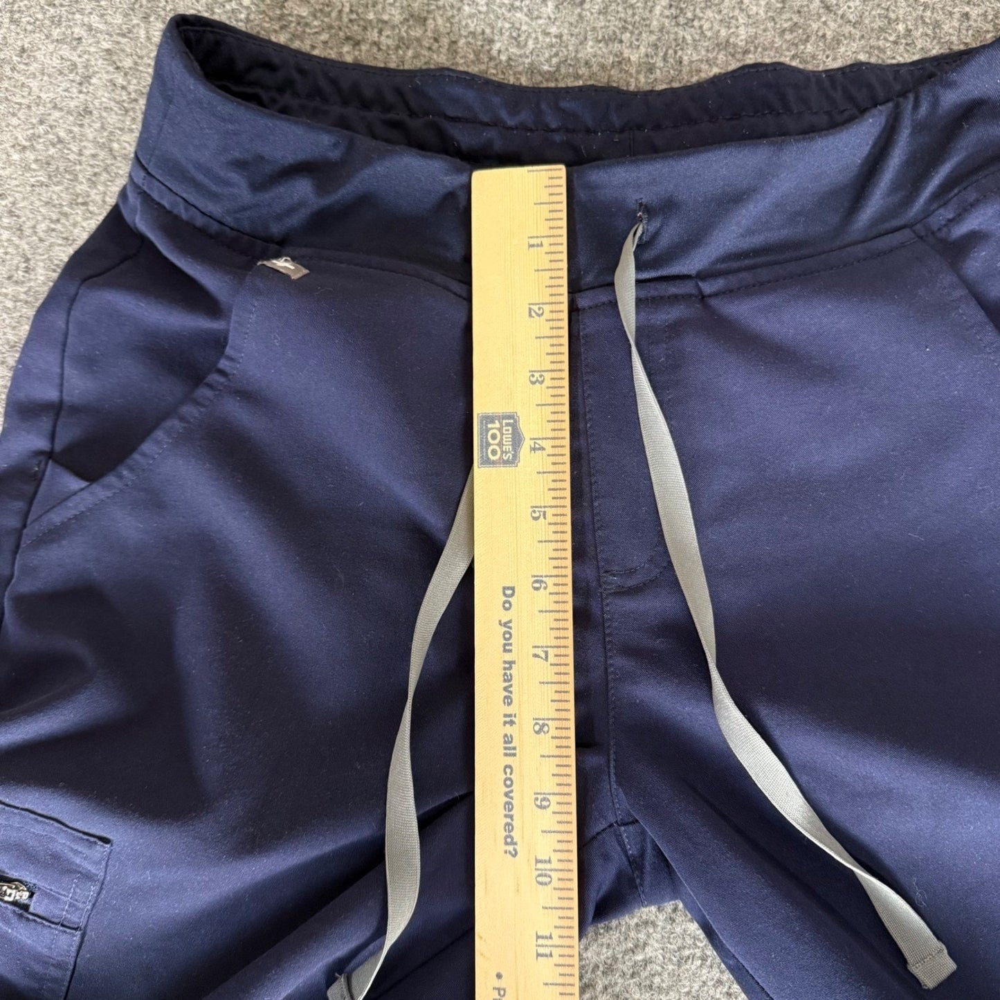 FIGS Zamora Scrub Jogger Pants Womens Small Navy Blue Medical Healthcare Stretch