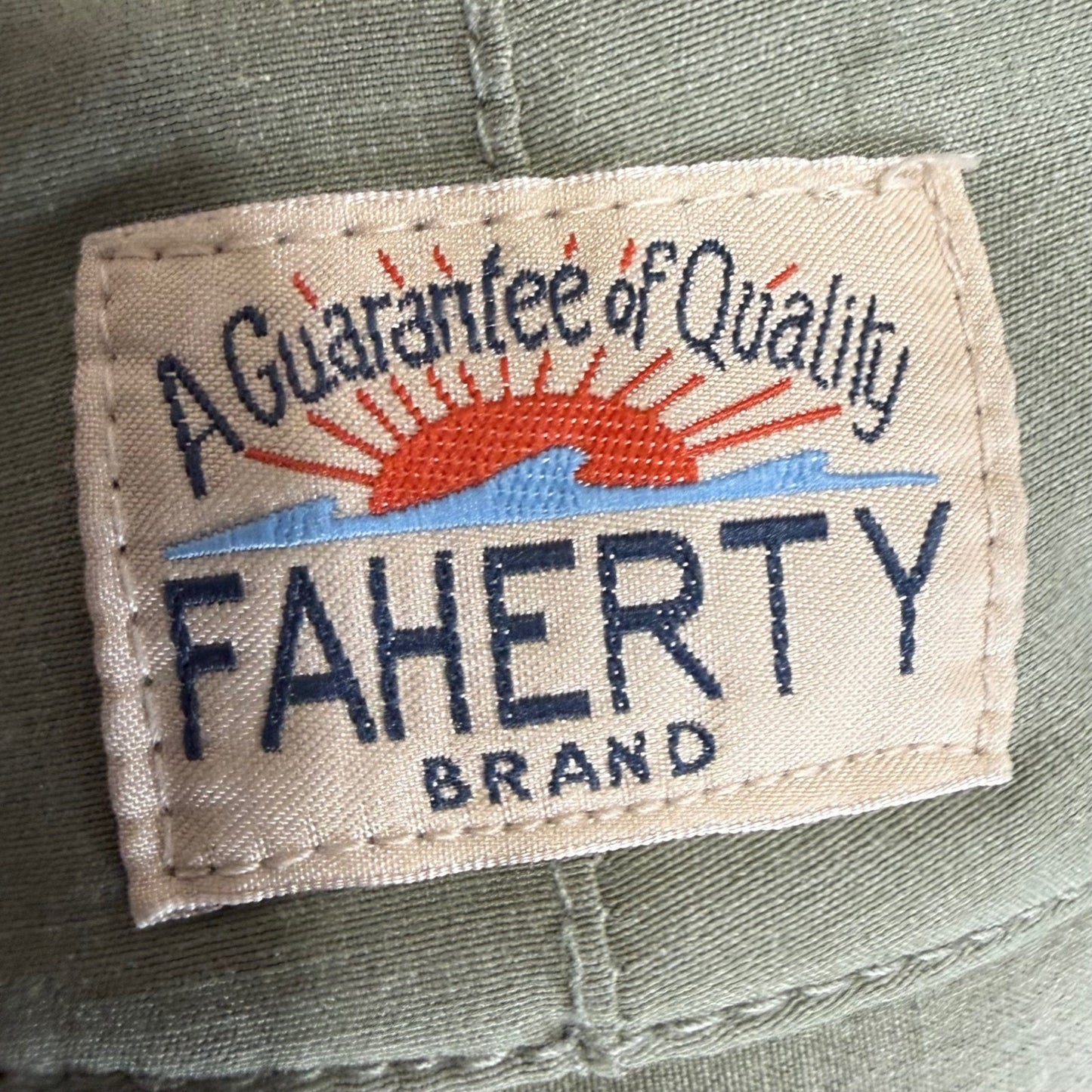 Faherty All Day Shorts Mens 30 Green Stretch Drawstring Coastal Beachwear Casual